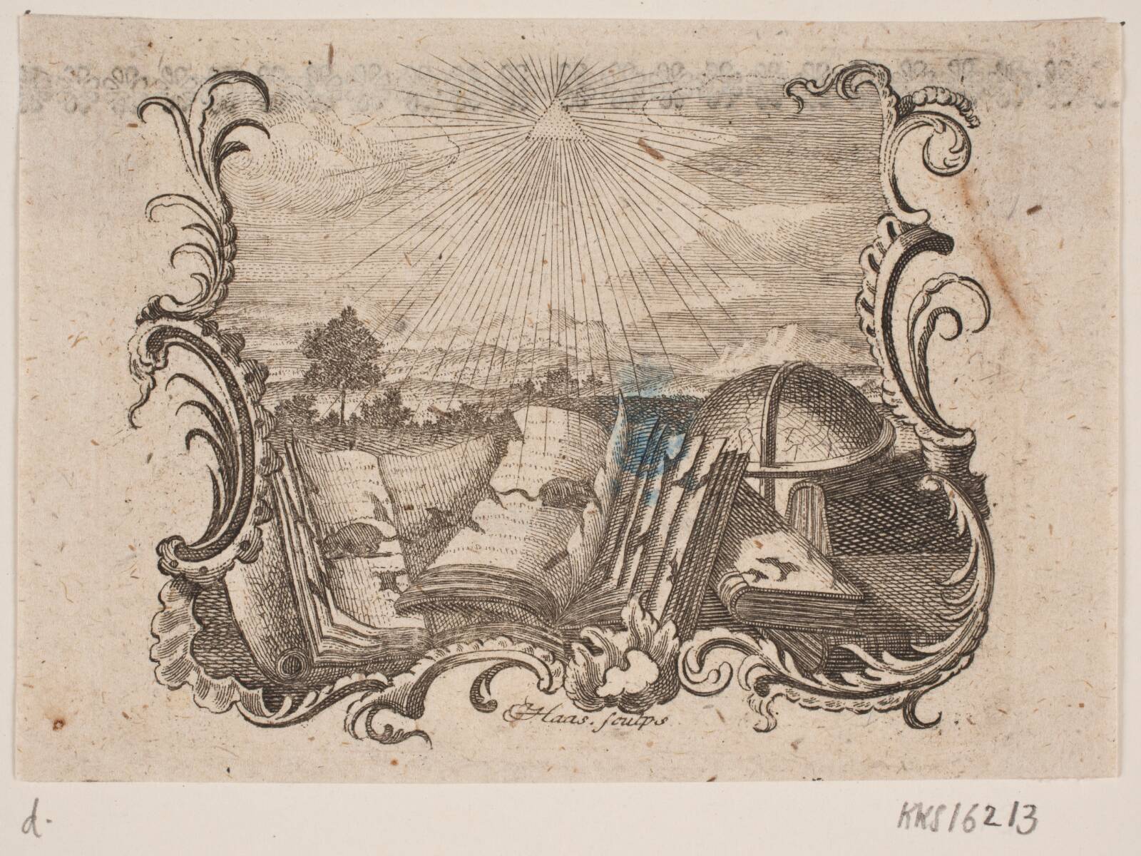 Vignet "Juridisk Collegium", Jonas Haas, 1753
