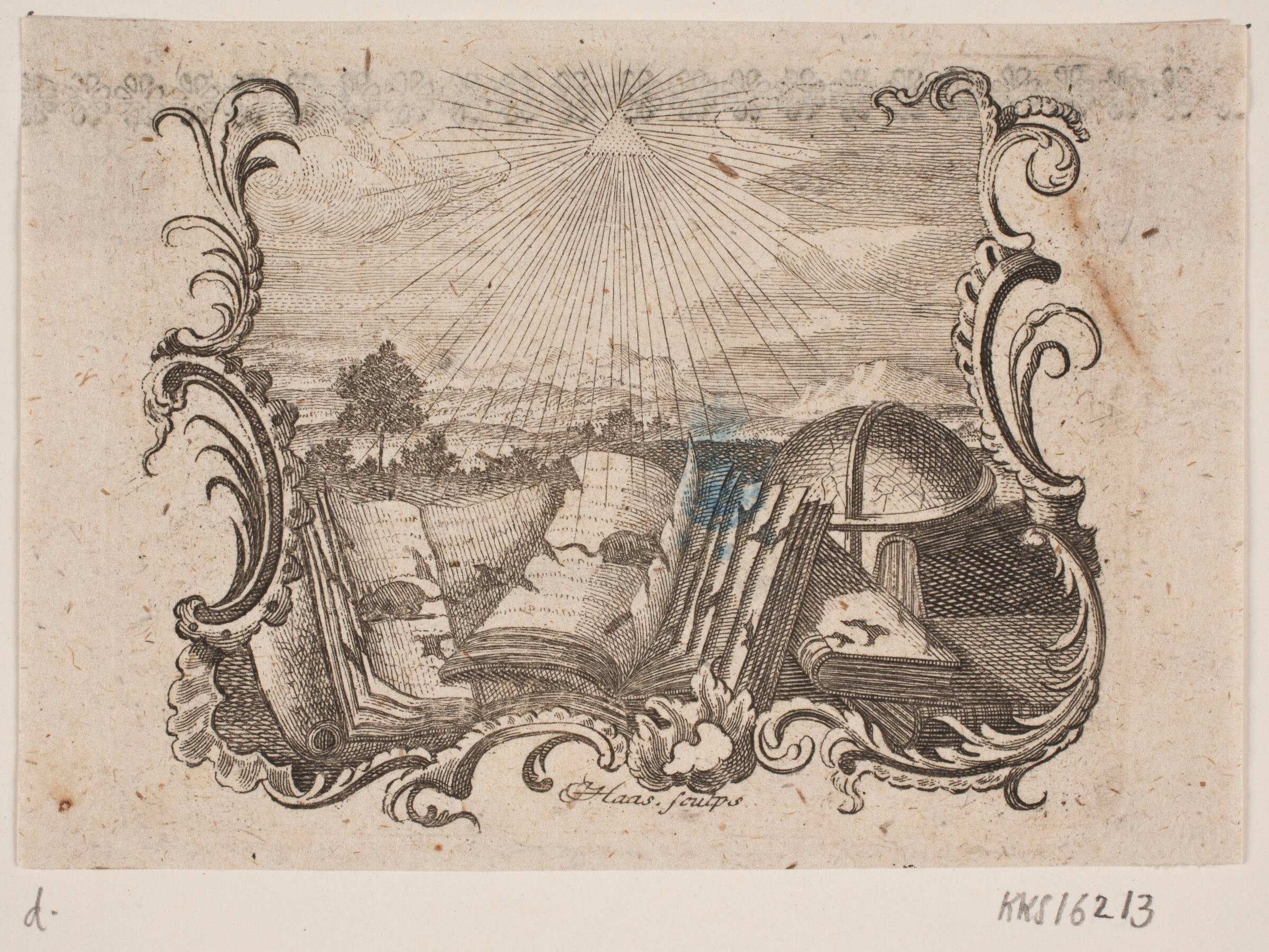 Vignet "Juridisk Collegium", Jonas Haas, 1753