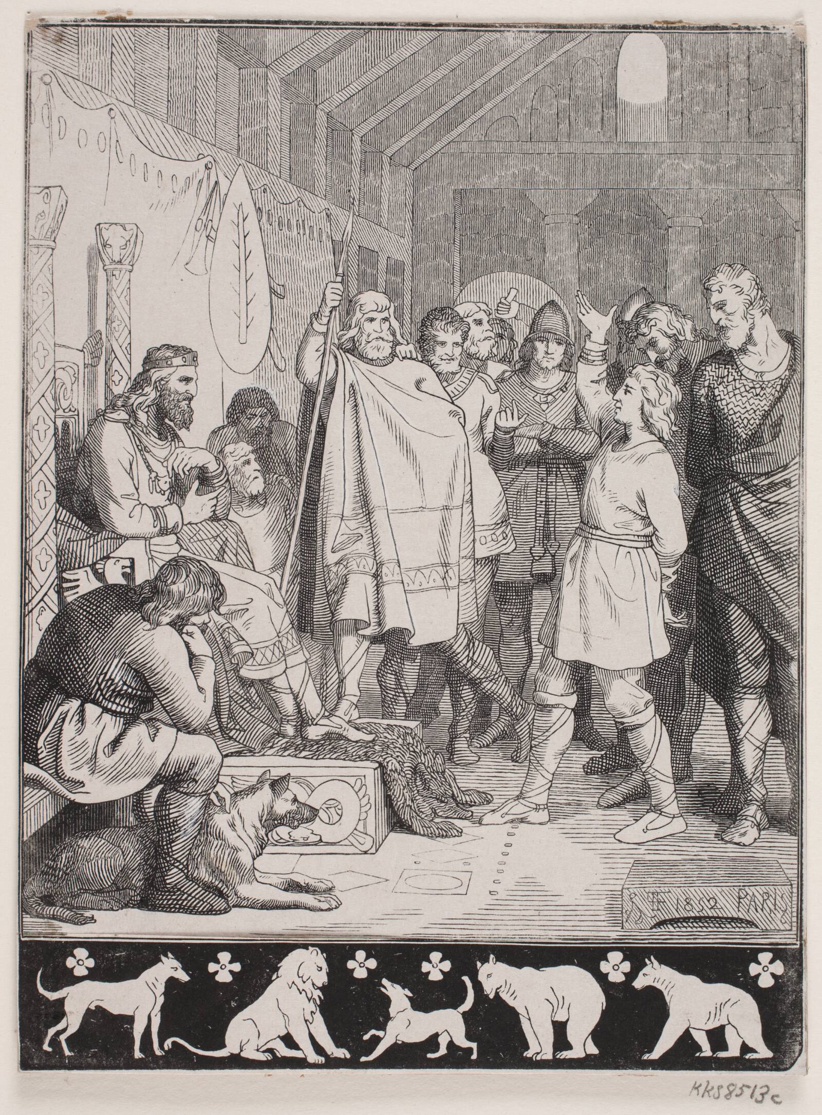 Rolf og Viggo, Axel Theodor Kittendorff, 1852