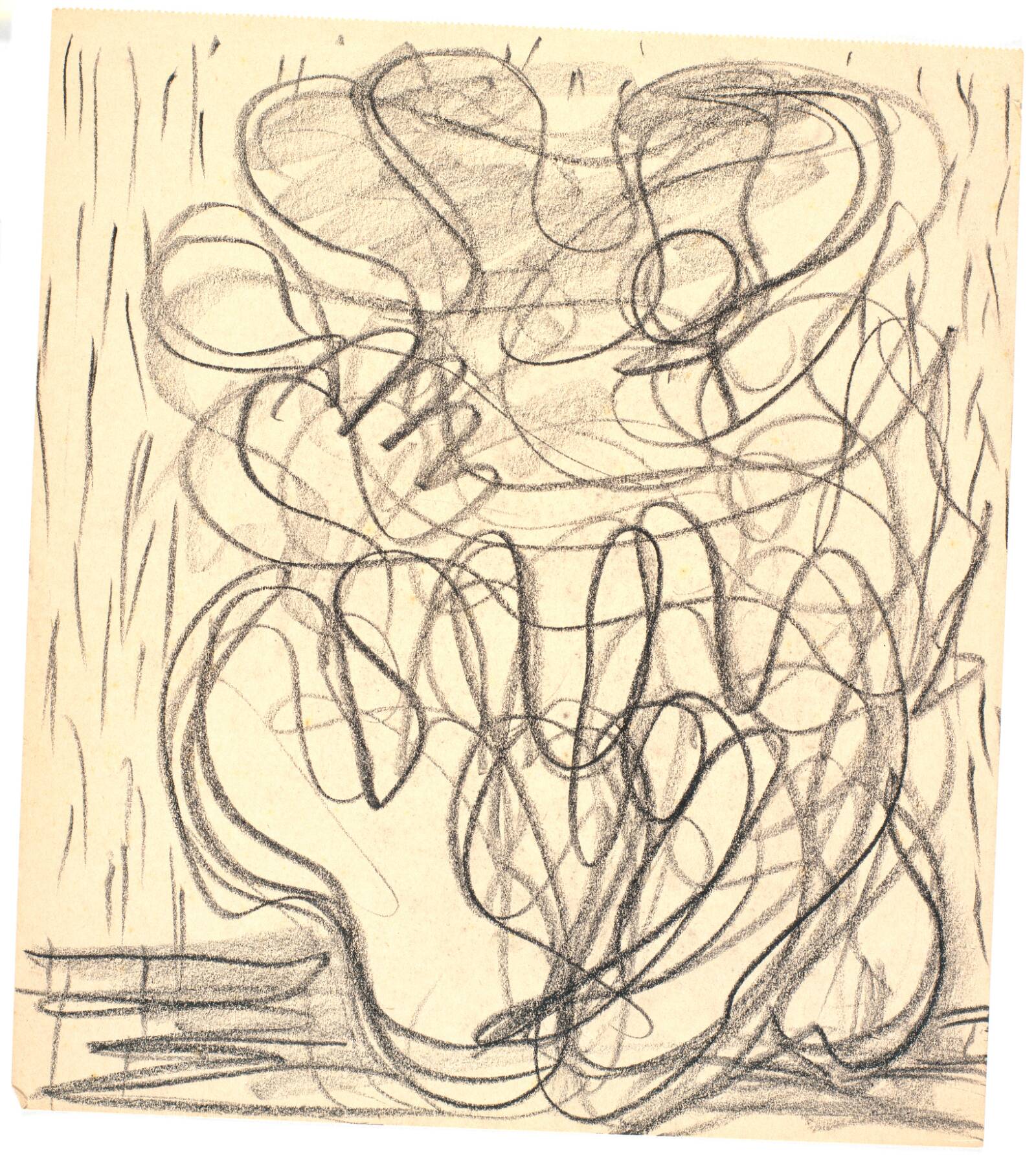 Biomorf figuration, Richard Mortensen, 1938-1940