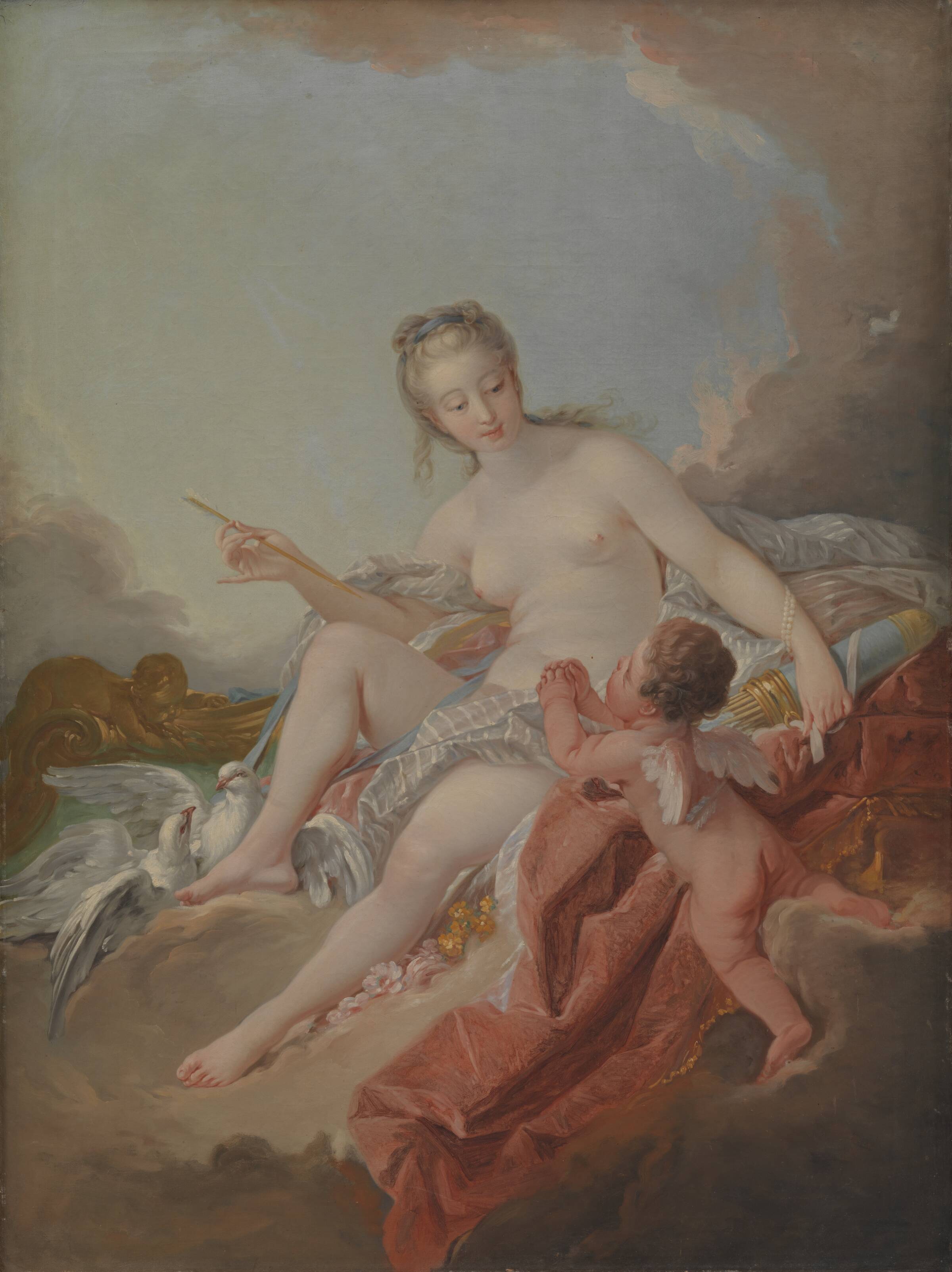 Venus og Amor, Anton Müller, 1754