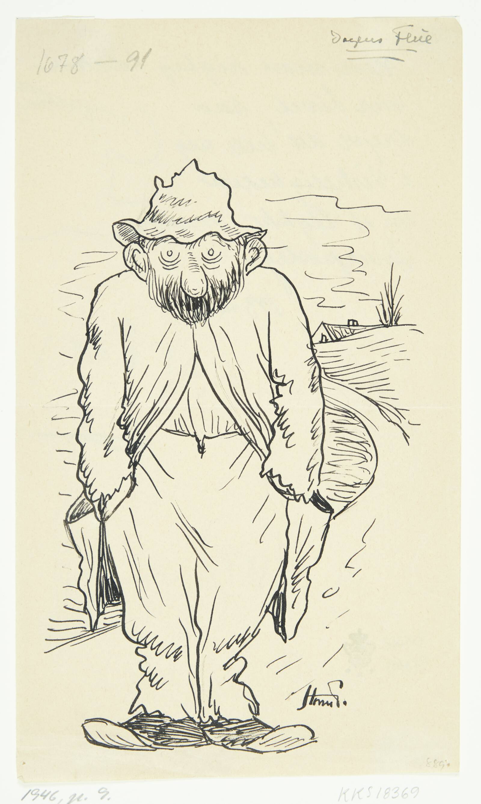 Blad til "Dagens flue", Storm Petersen, Robert, 1946