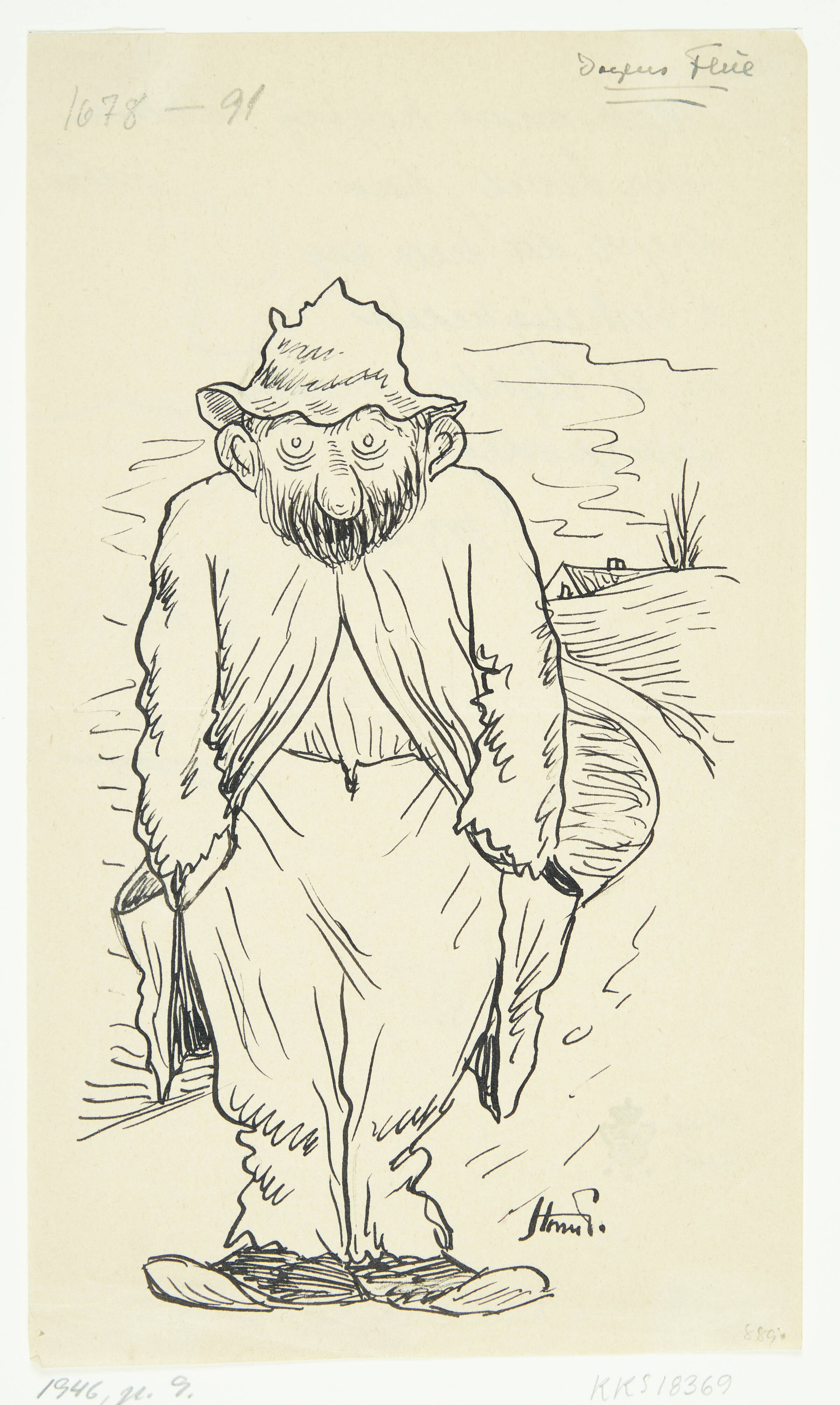 Blad til "Dagens flue", Storm Petersen, Robert, 1946