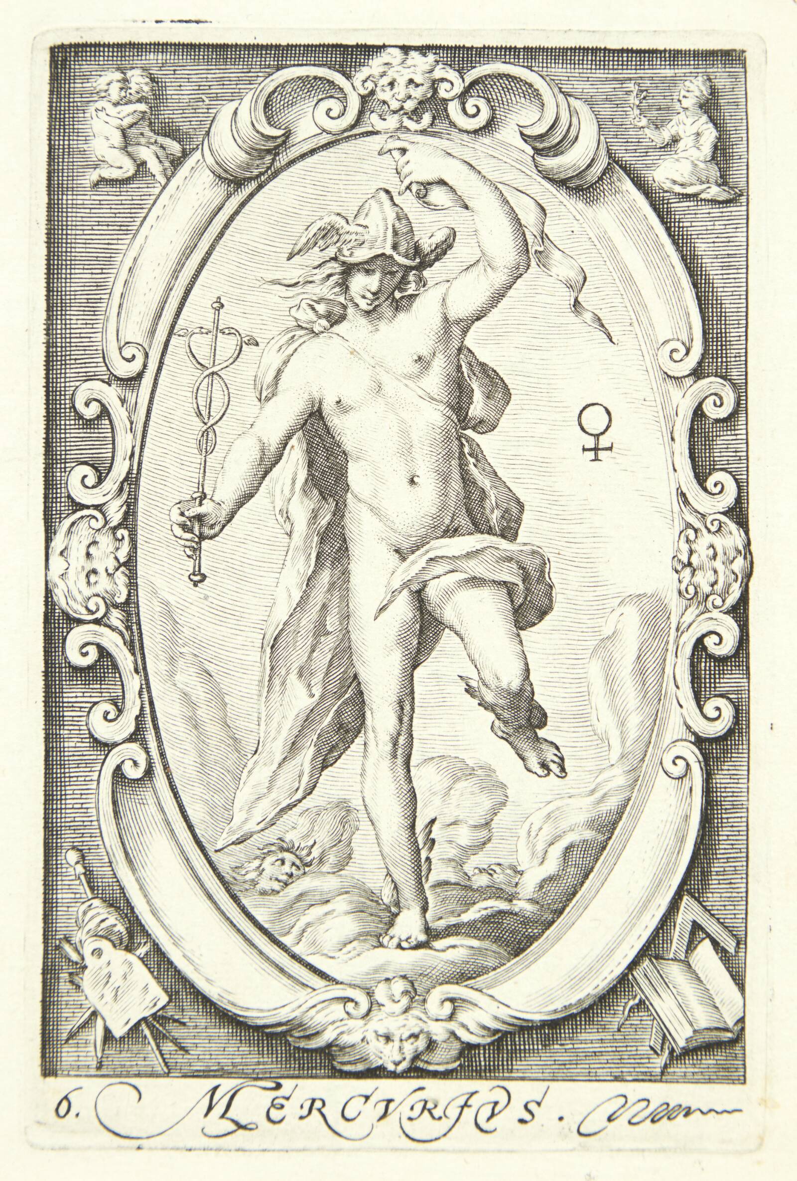 Merkur, Jacob Matham, 1597
