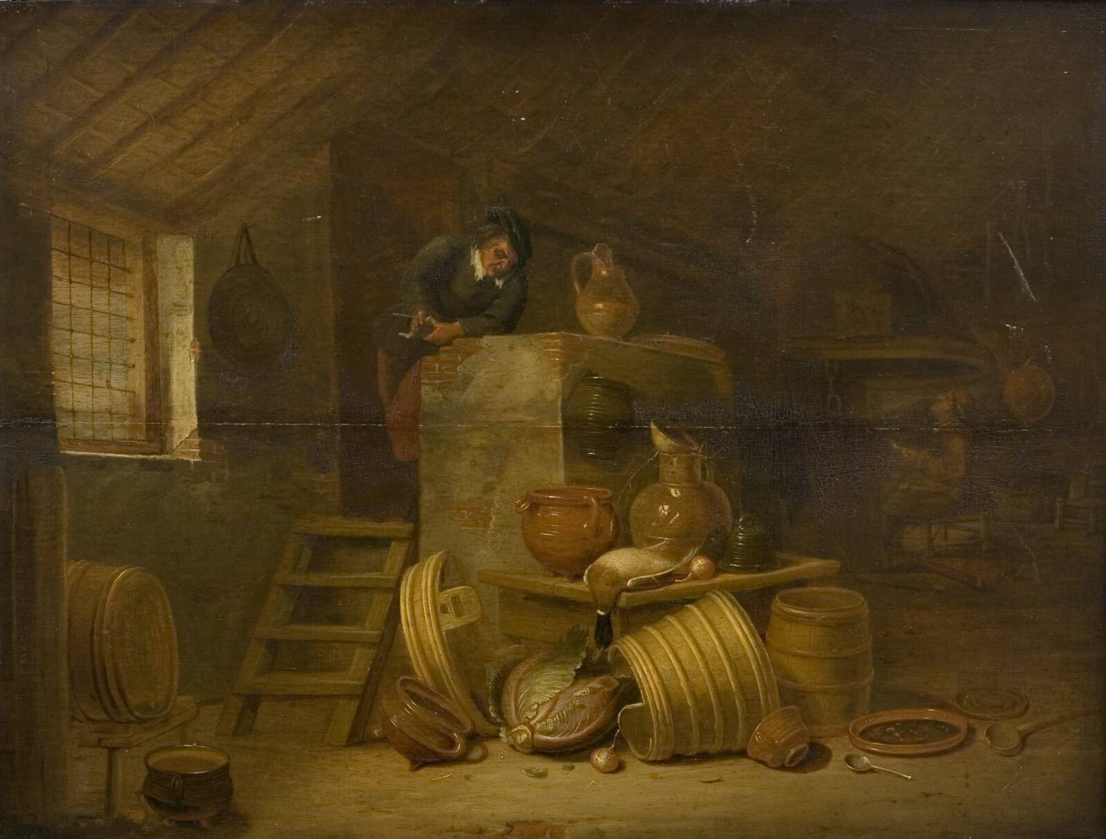Køkkeninteriør, Cornelis Saftleven, 1622-1681