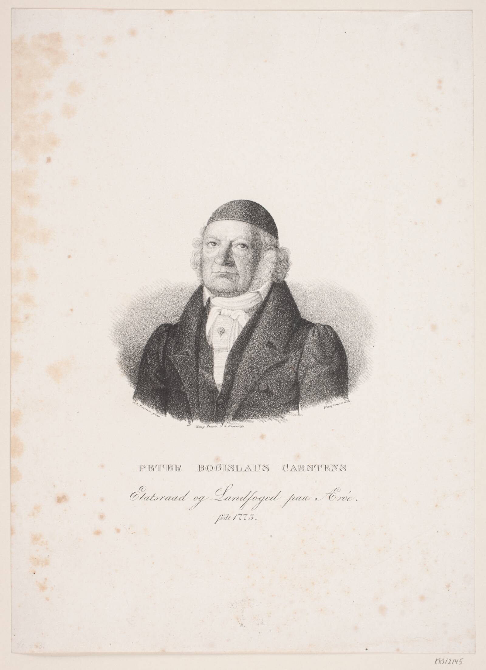 P. B. Carstens, Asmus Kaufmann, 1820-1843