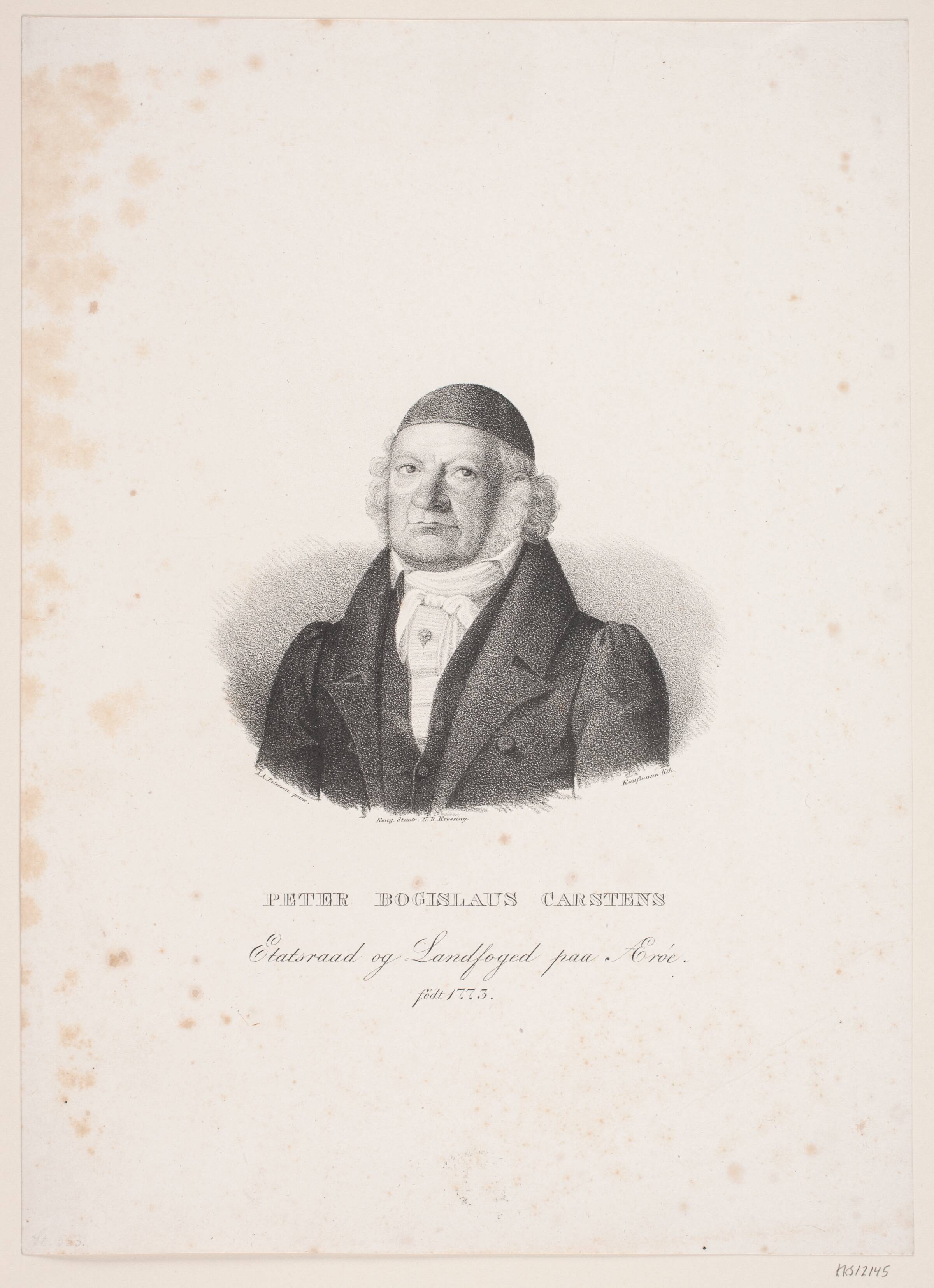 P. B. Carstens, Asmus Kaufmann, 1820-1843