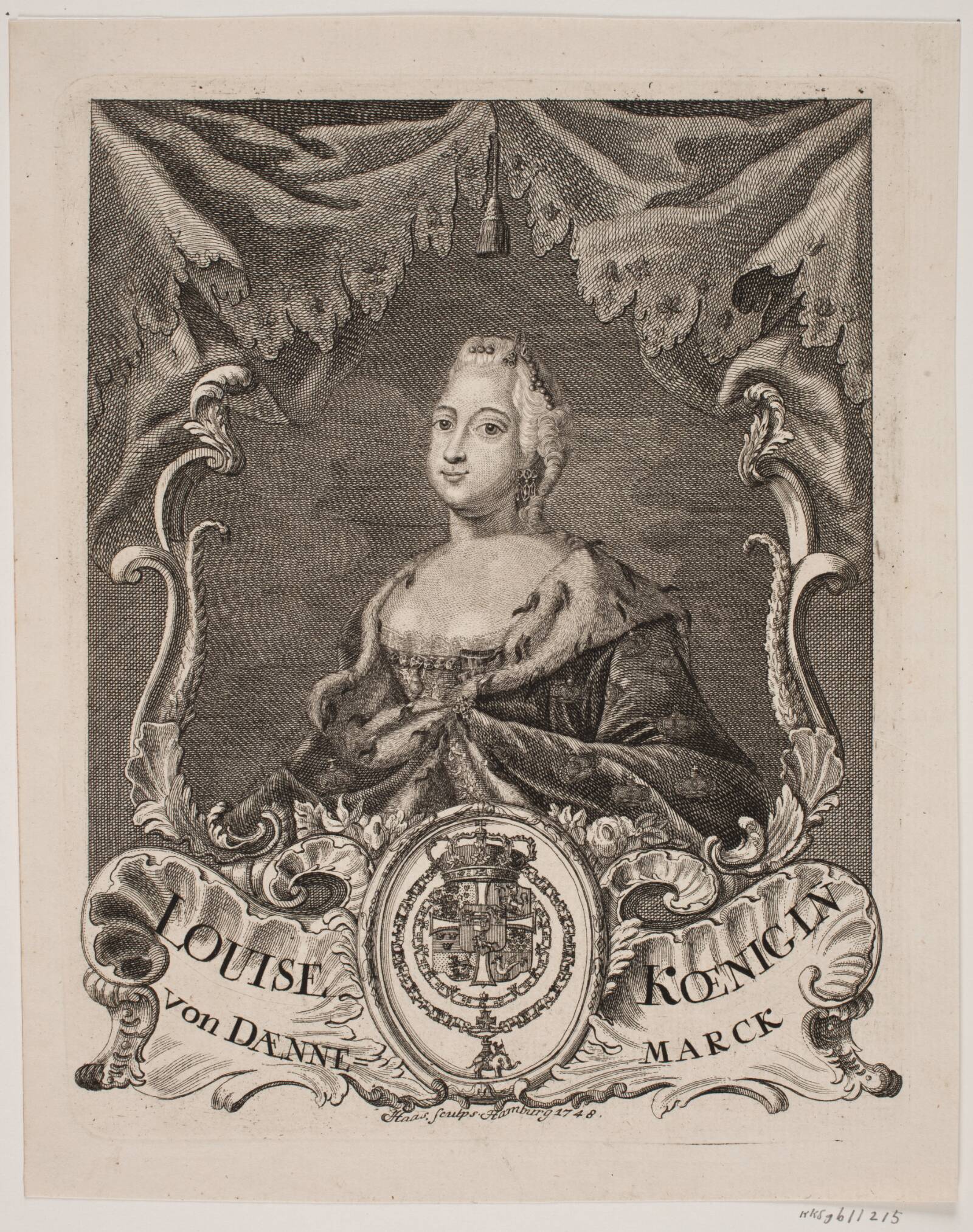 Louise af England, Jonas Haas, 1748