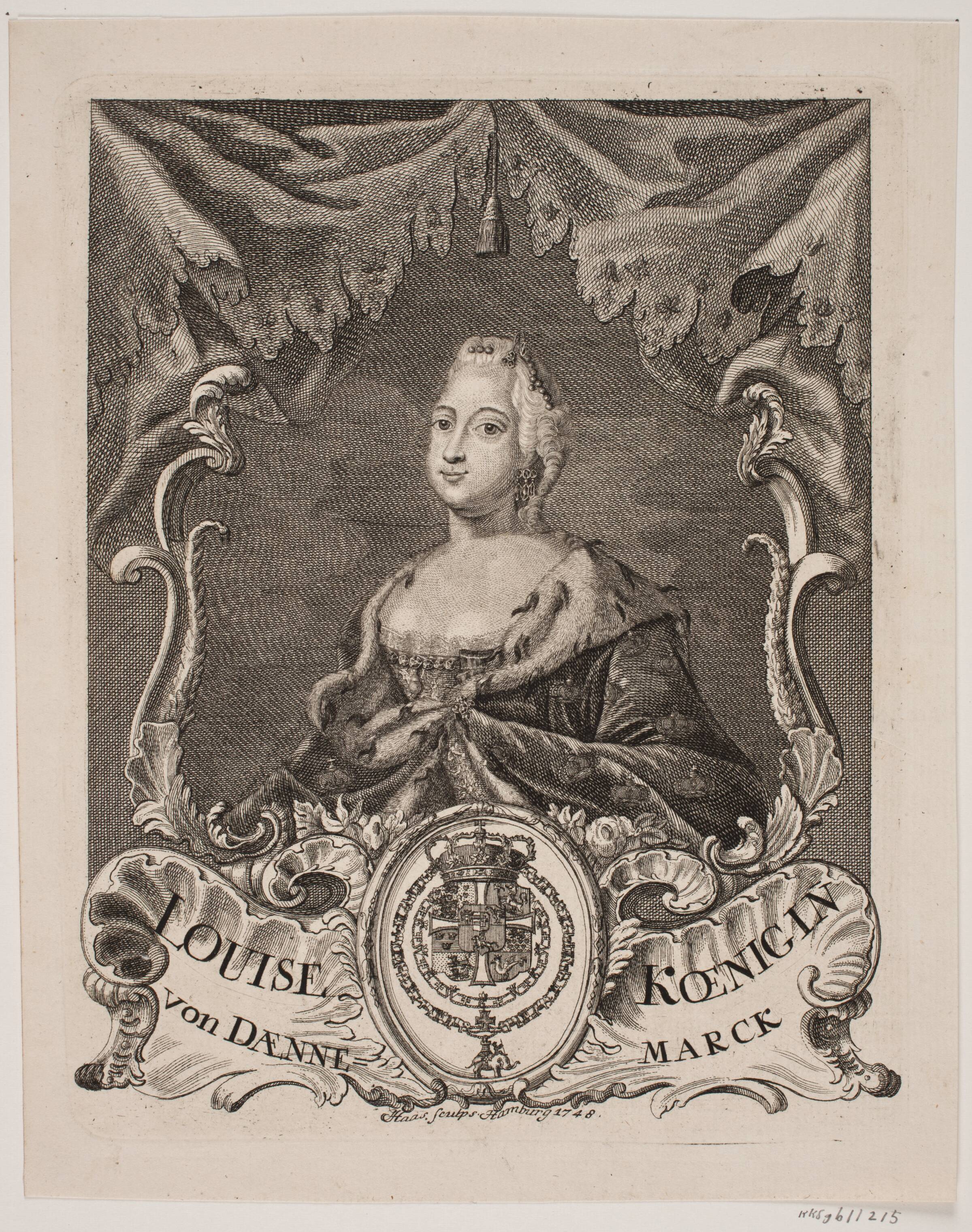 Louise af England, Jonas Haas, 1748