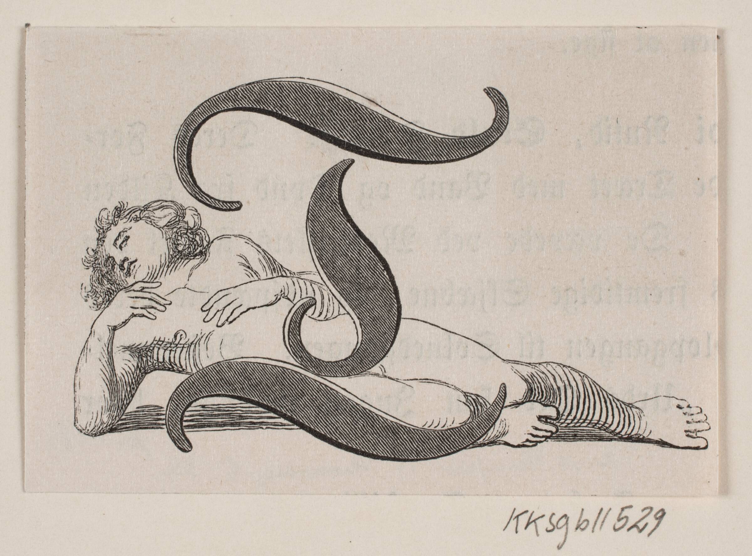 Initialer til Fabricius' Danmarks historie, H.C. Henneberg, 1854