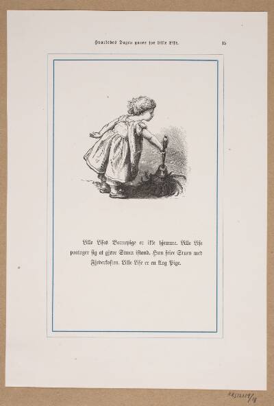 Illustration til "Hvorledes Dagen gaaer for Lille Lise"