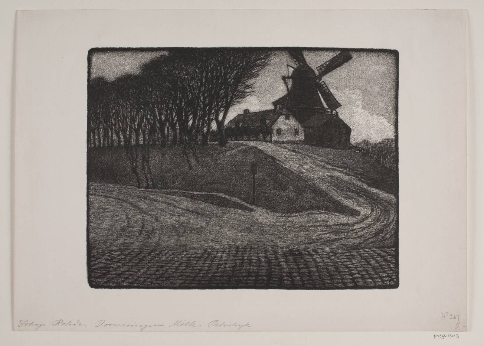 Dronningens mølle, Johan Rohde, 1895