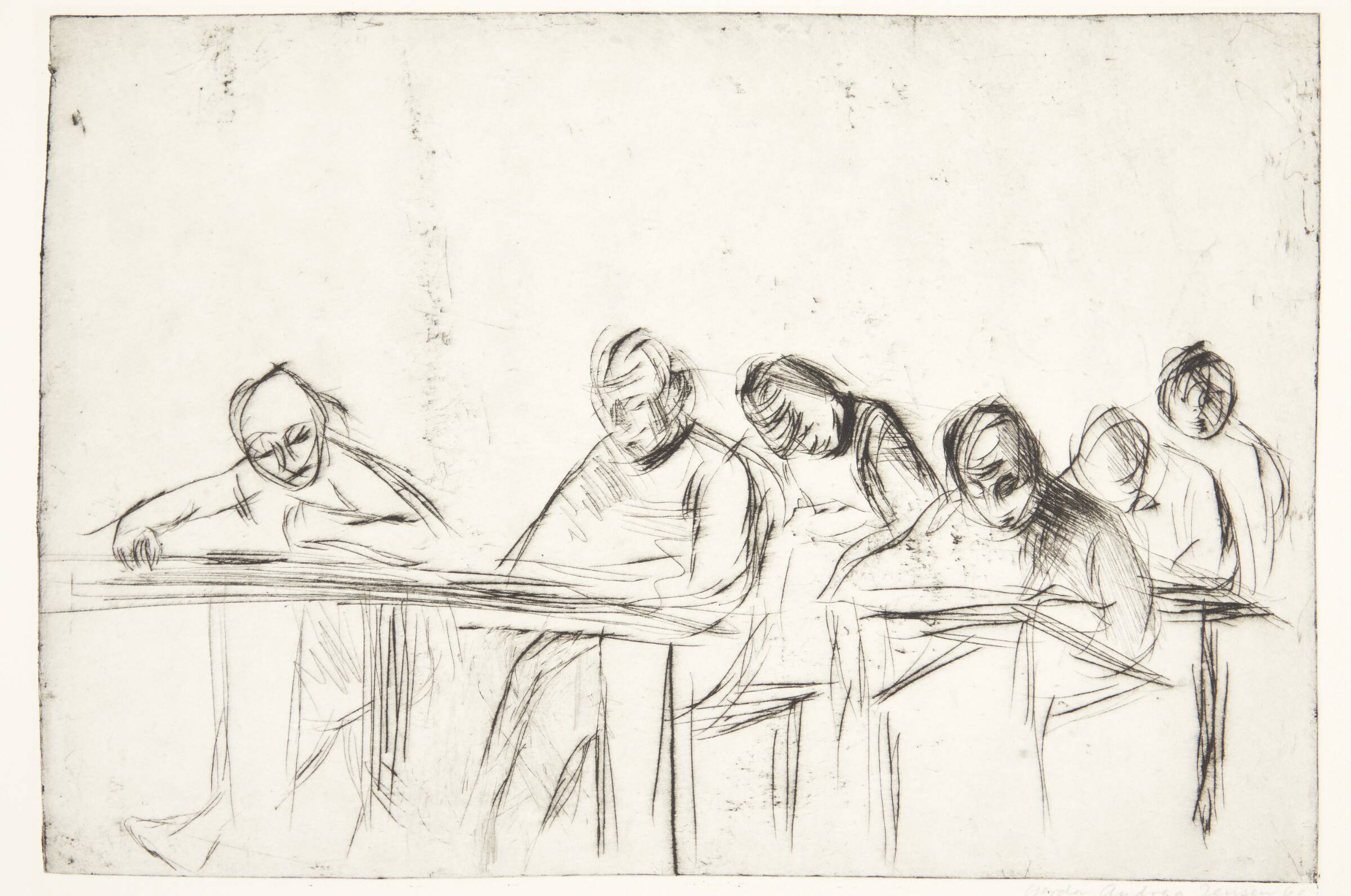 Skolebørn, Gerda Andrea Heltoft, 1960