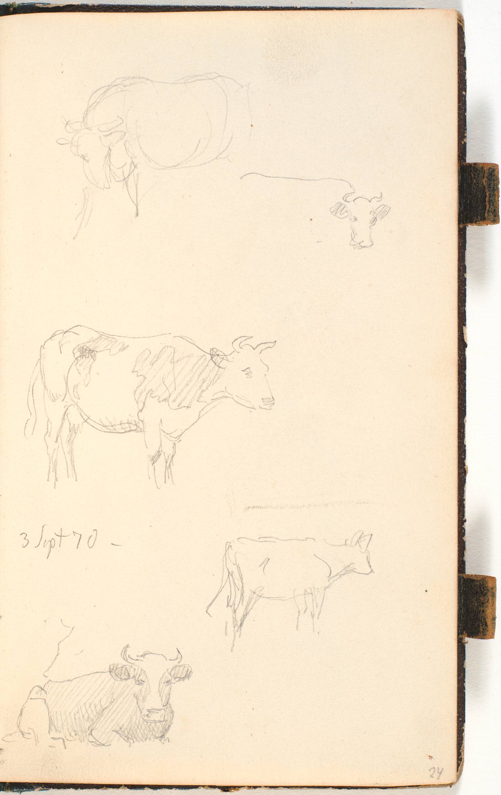 Køer, P.C. Skovgaard, 1870