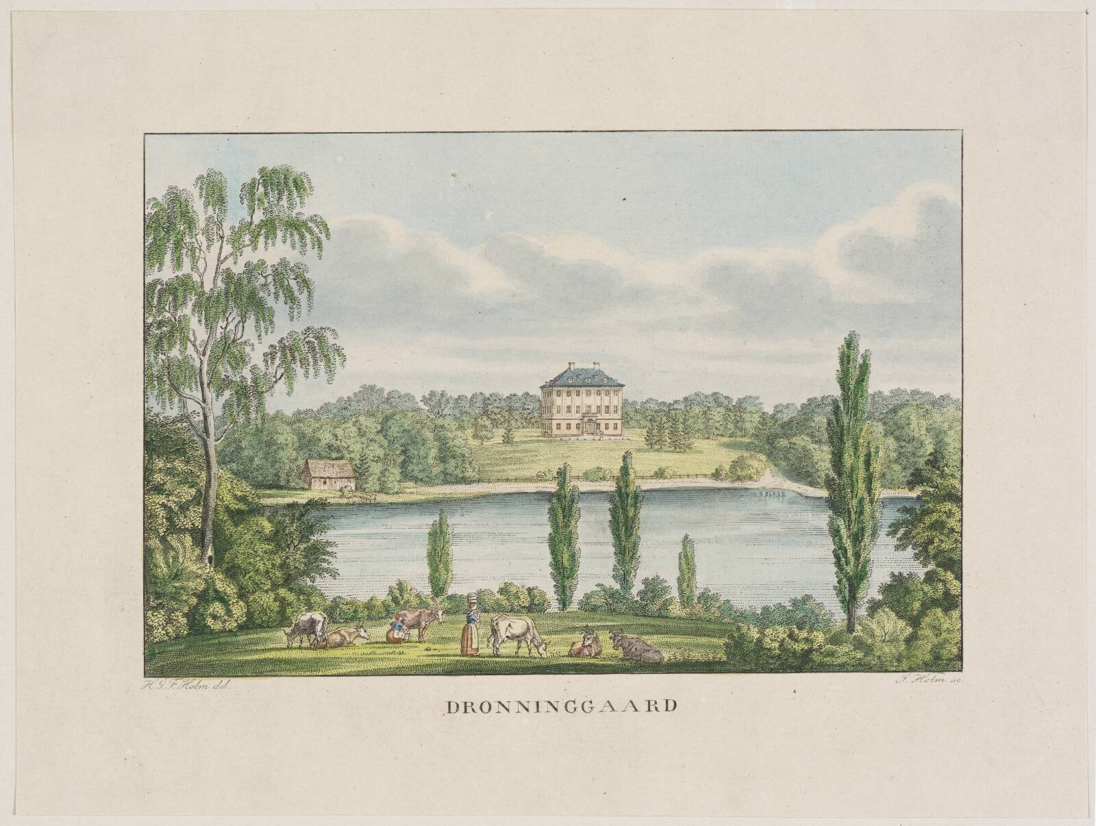 Dronninggård, Jens Holm, 1826