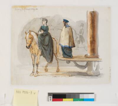"Erindring fra Ridehuset. 22 marts 1844.".