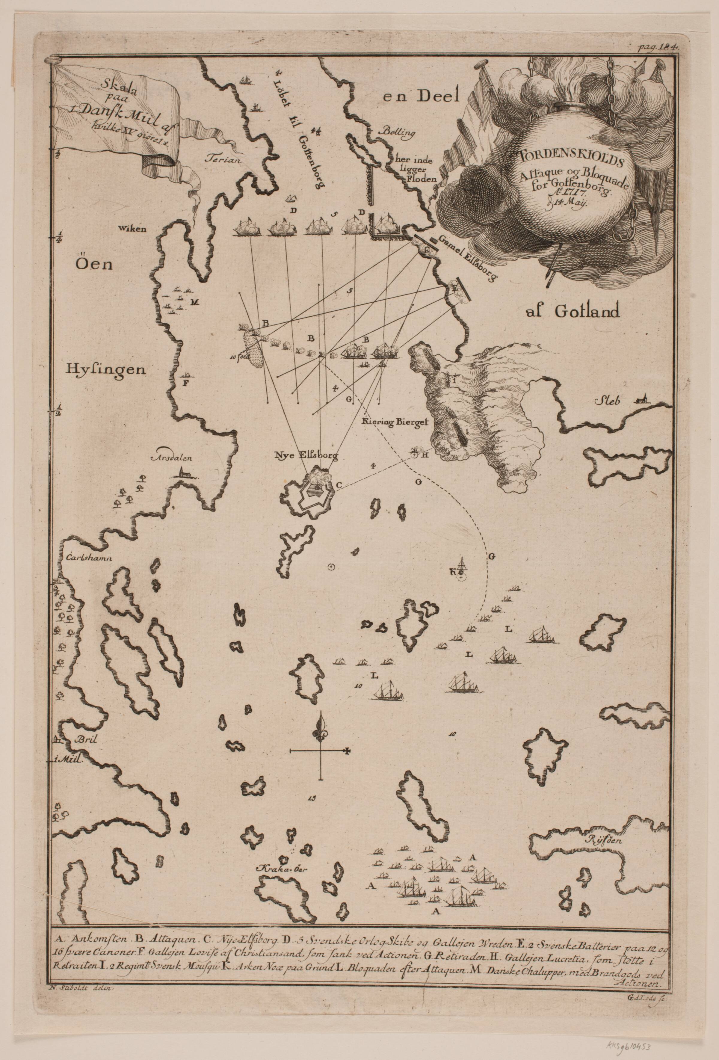 Tordenskjolds Attaque og Bloquade for Gottenborg, Gustav de Lode, 1720-1752