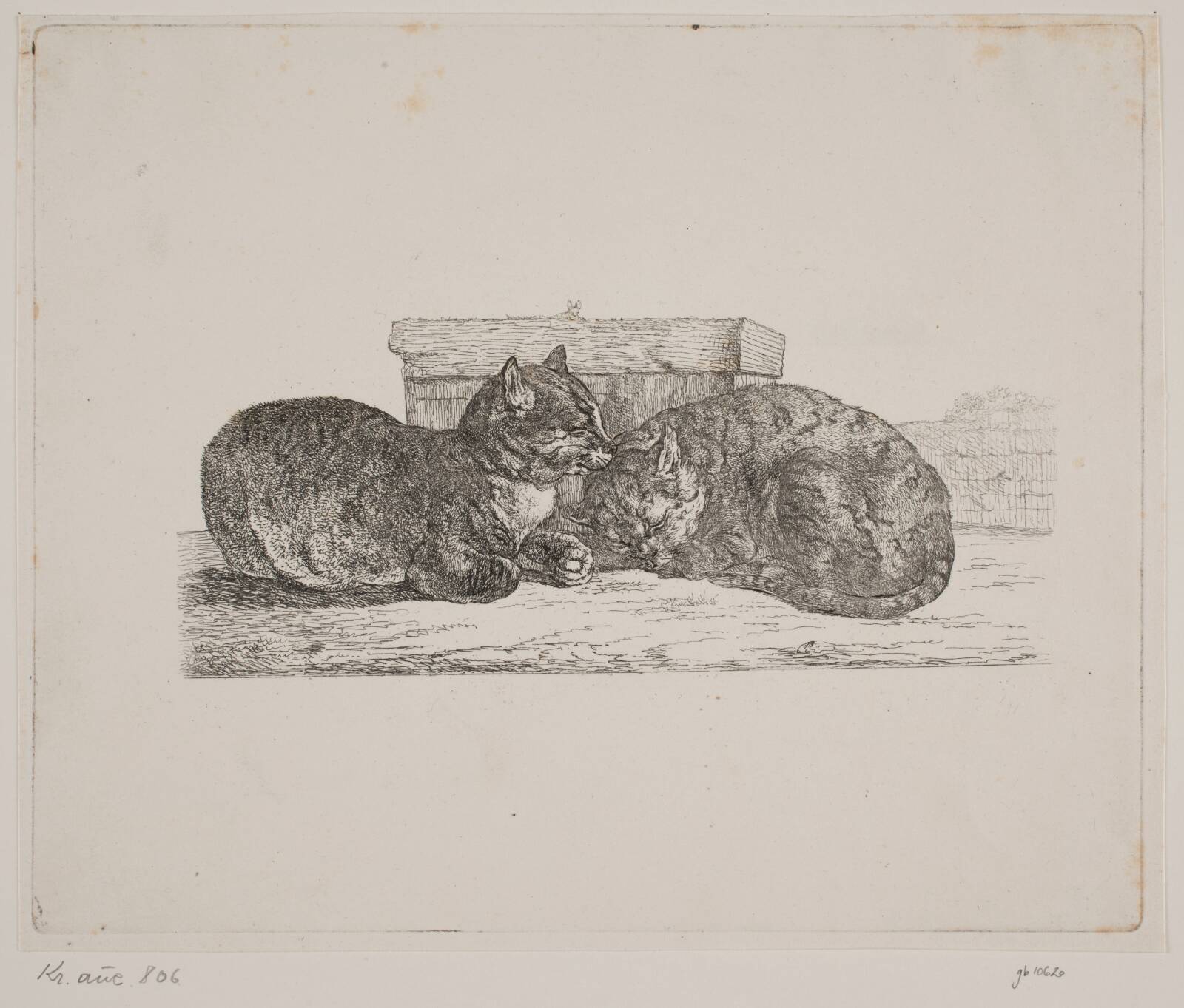 To katte, Christian David Gebauer, 1826