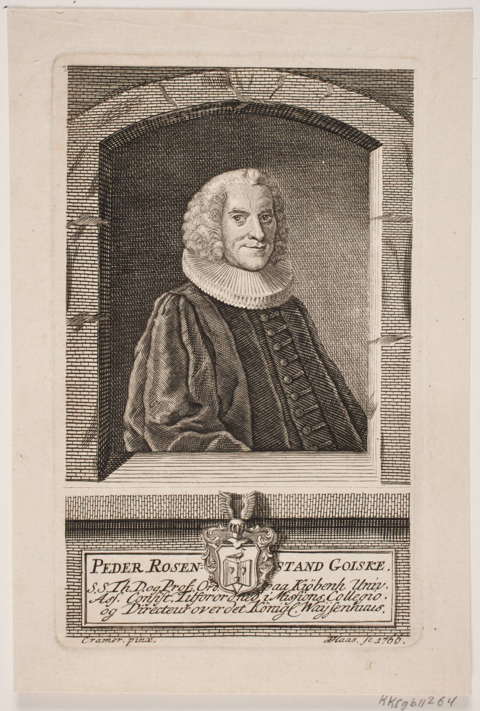 Peder Rosenstand-Goiske, Jonas Haas, 1766
