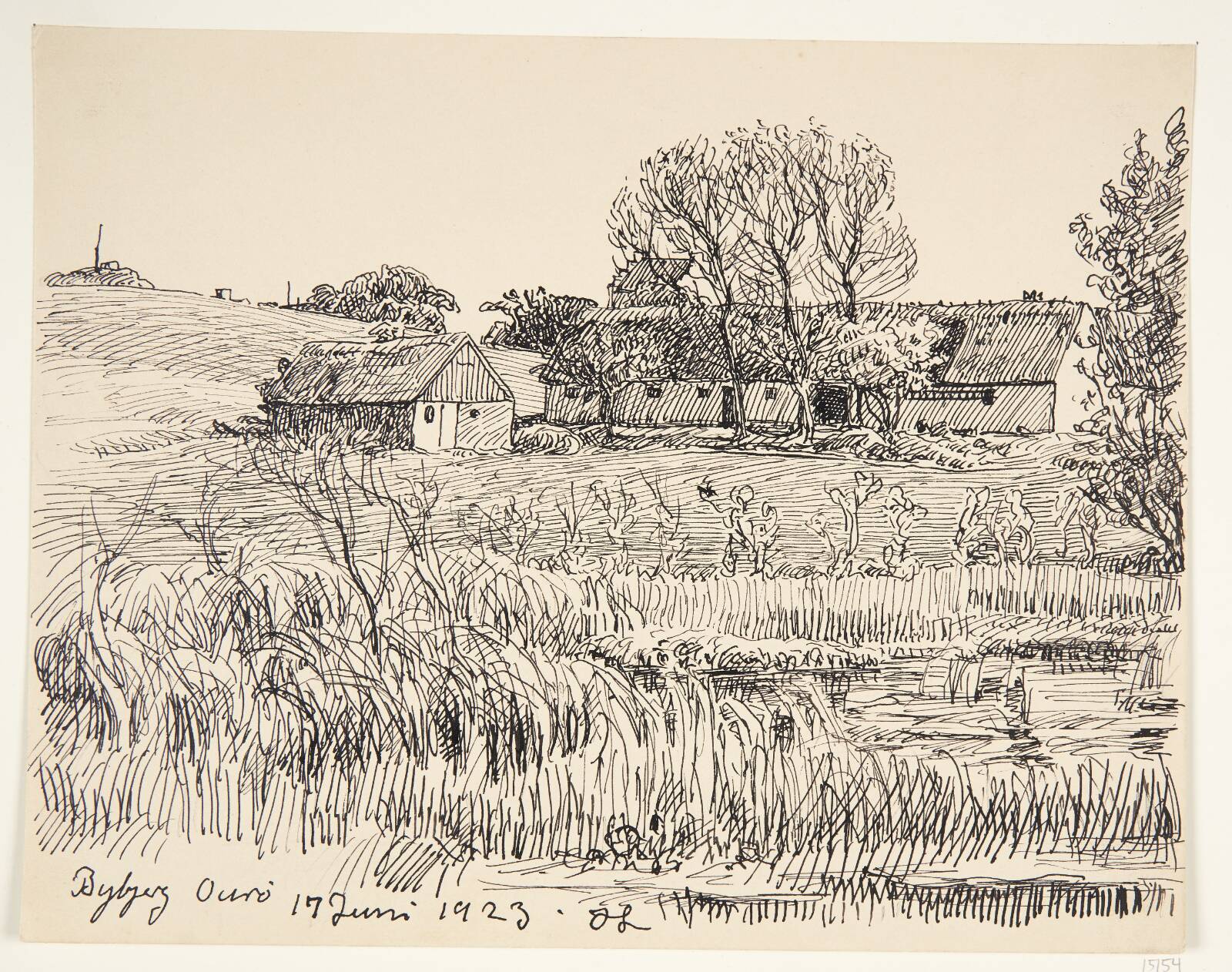 "Bybjerg". Orø, Johannes Larsen, 1923