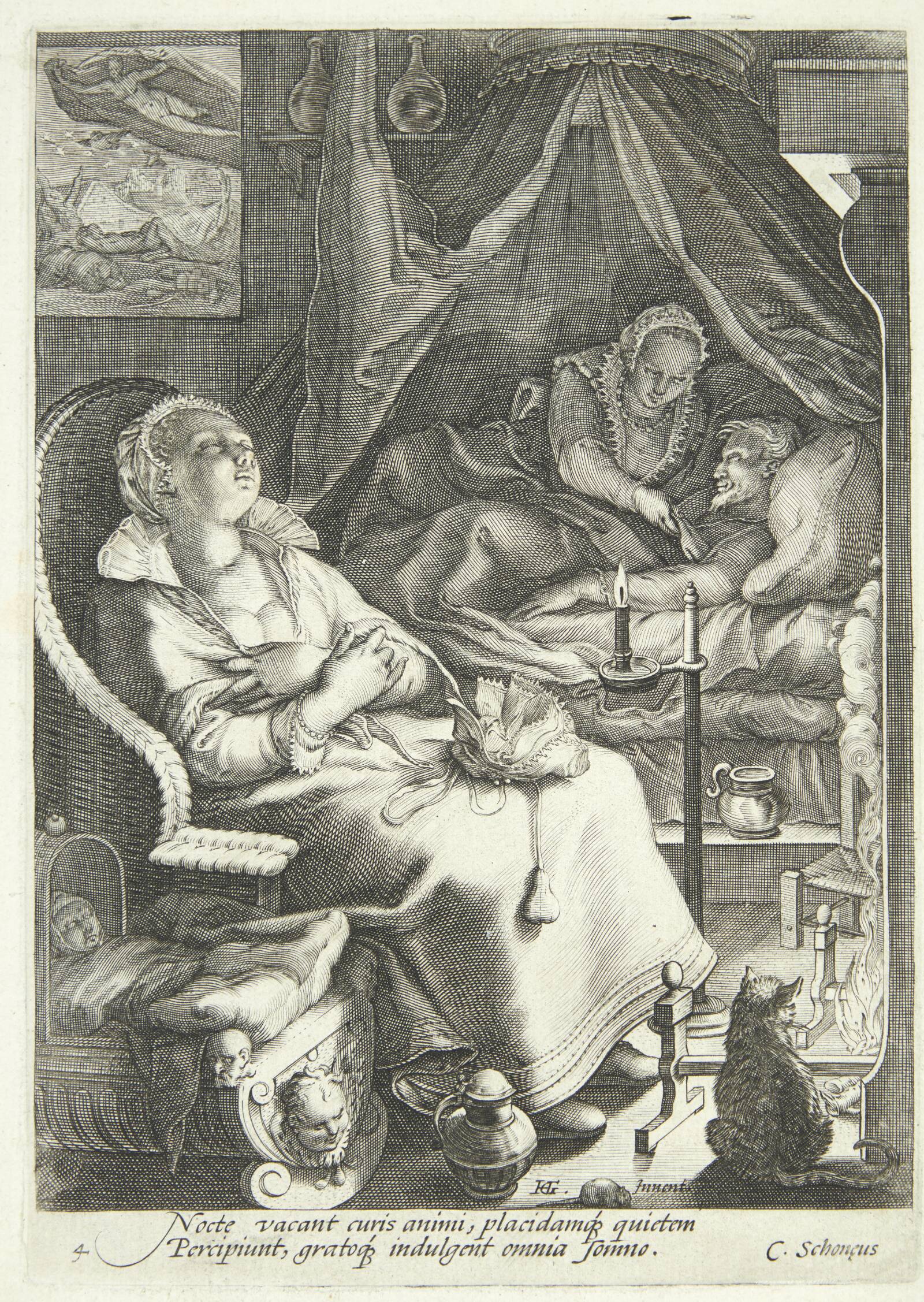 Nat, Jan Saenredam, 1595-1598