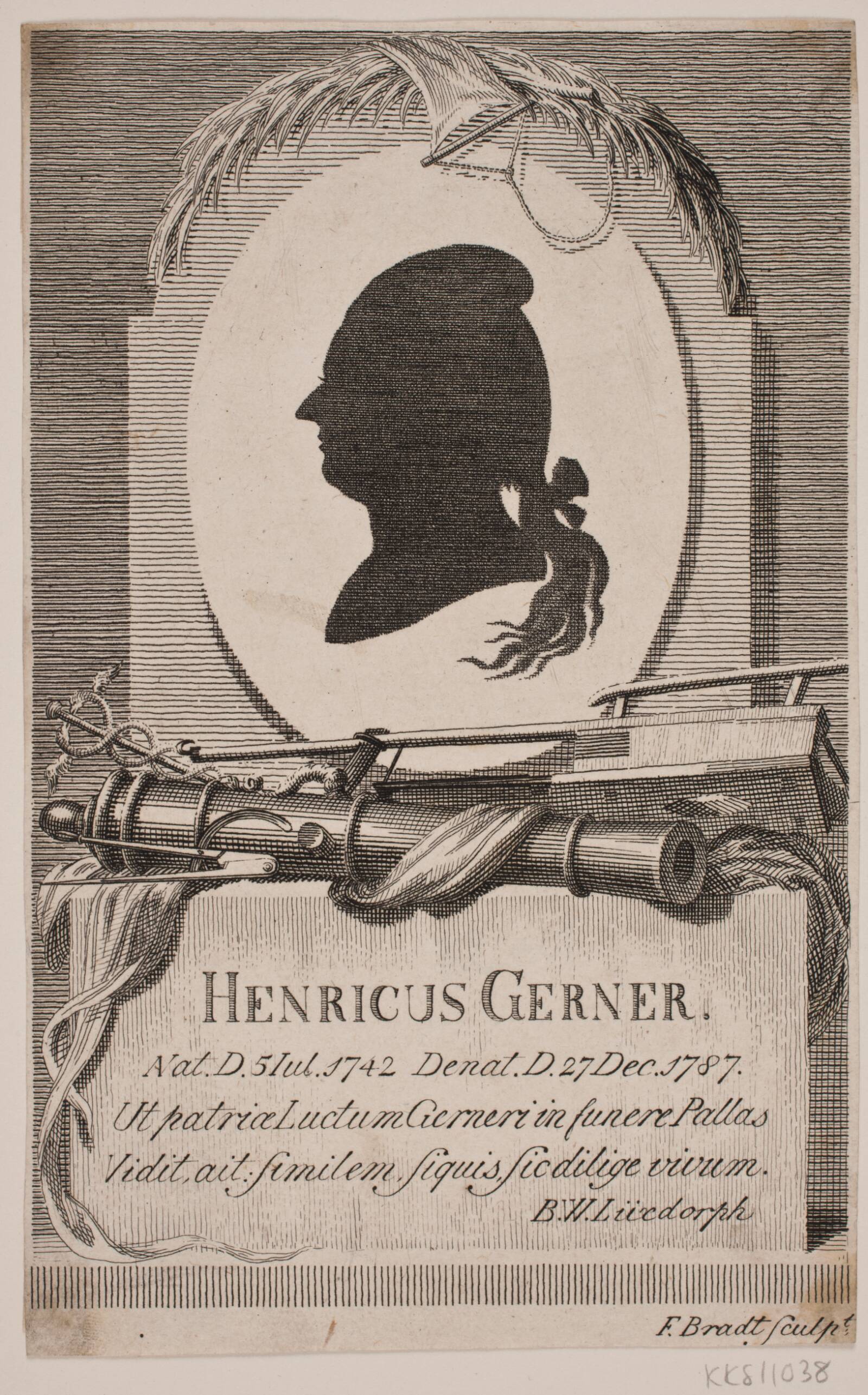 Henrik Gerner, Bradt, F.L., 1787-1886