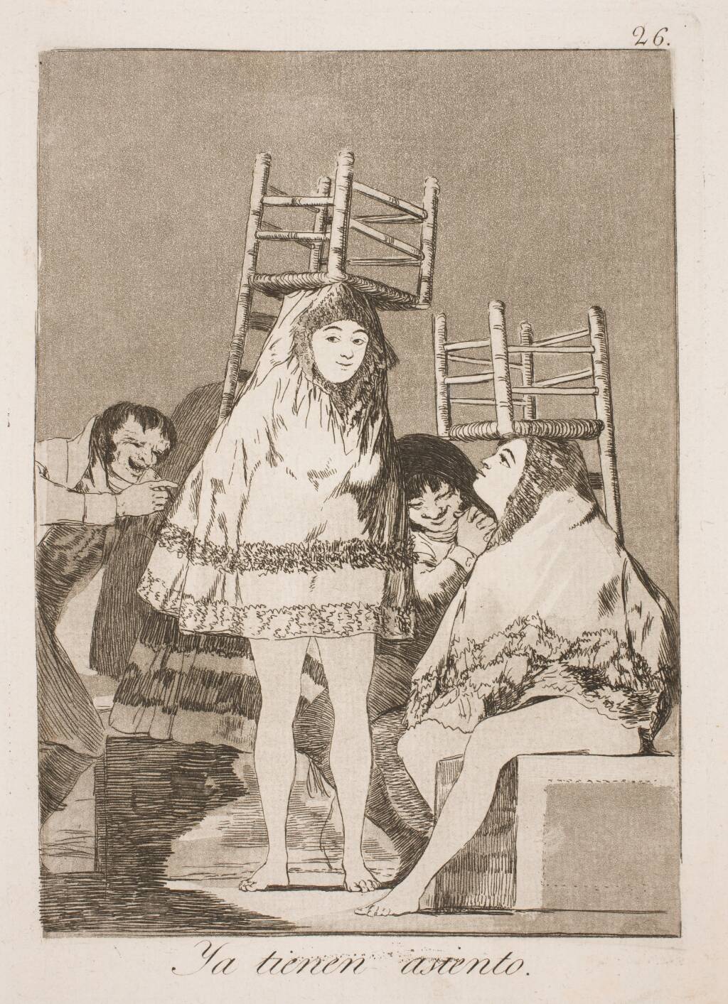 Endelig på plads, Francisco de Goya, 1797-1798