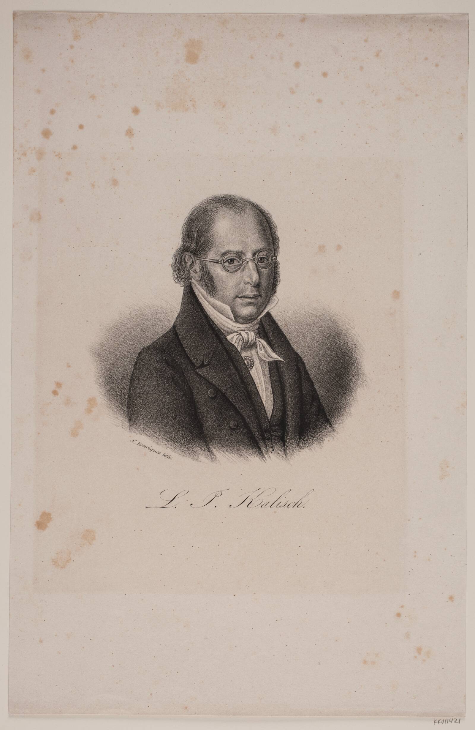 Levin Isaac Kalisch, Nathan Henriques, 1820-1846