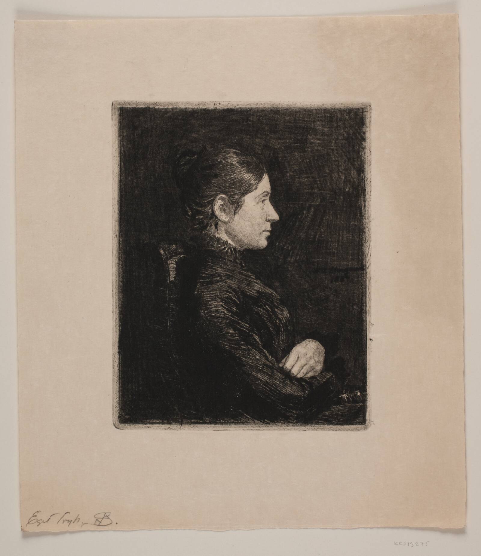 Faster Cathrine, Niels Skovgaard, 1884