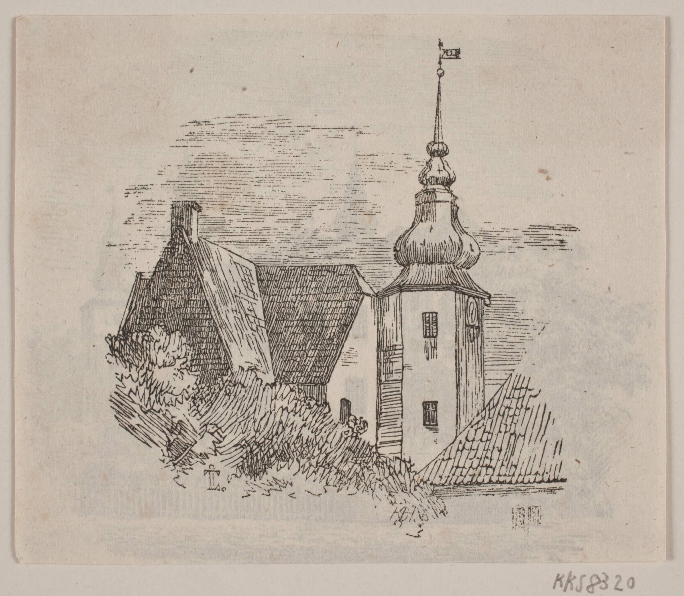 Jægerspris Slot, H.C. Henneberg, 1842