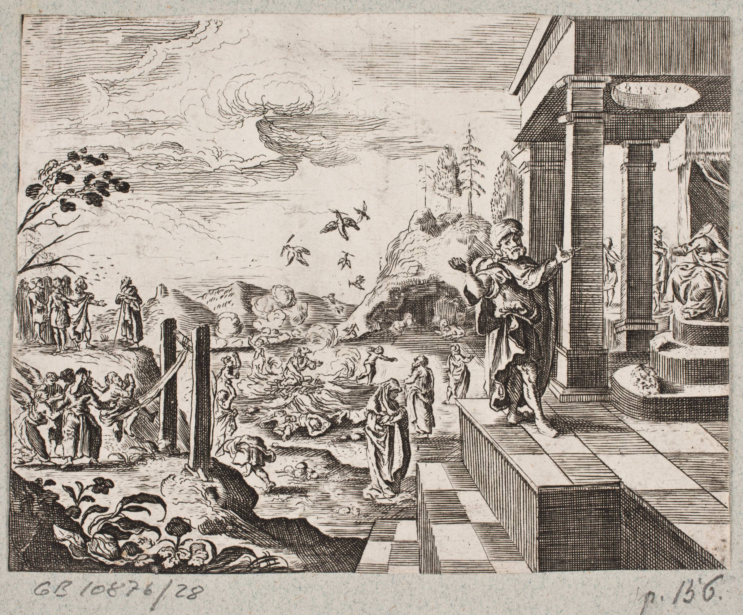Illustration til Adam Olearius, “Persianischer Rosenthal von einem Sinnreichen Poeten Schich Saadi […]”, Schleswig 1660, J. Muller, 1645
