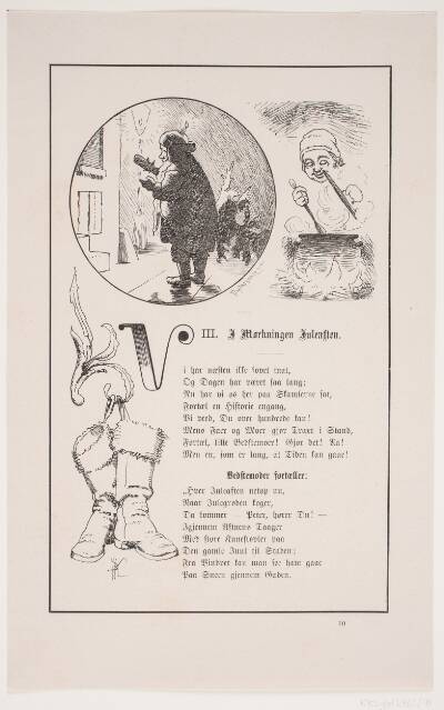 Illustration til Johan Krohn, "Peters jul"