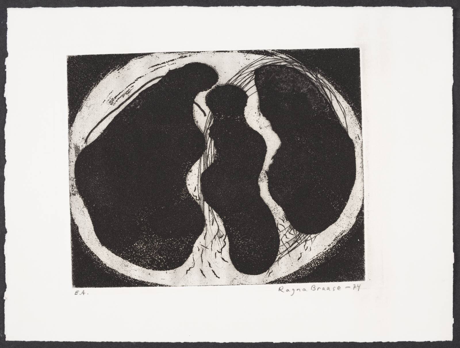 Uden titel, Ragna Braase, 1974