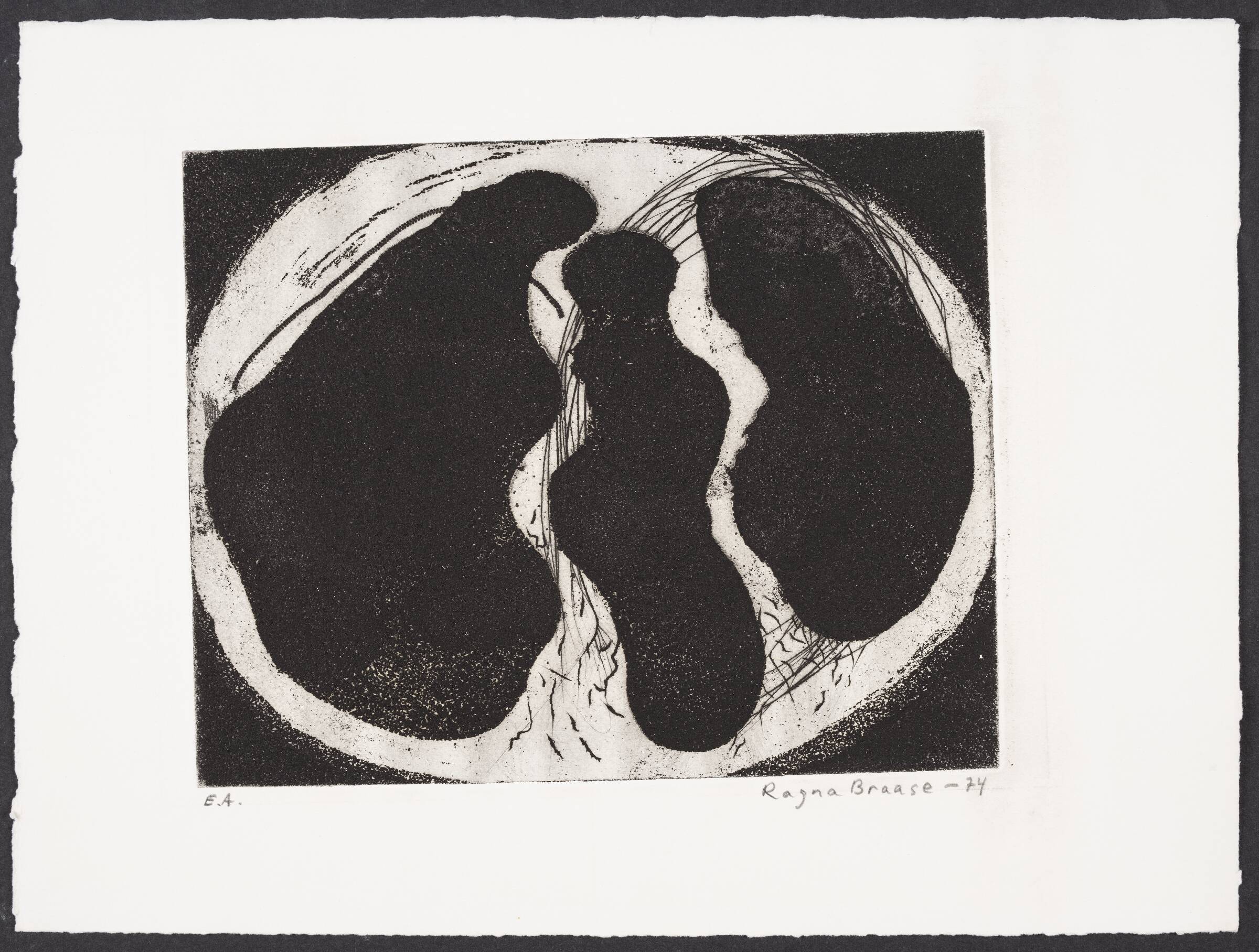 Uden titel, Ragna Braase, 1974