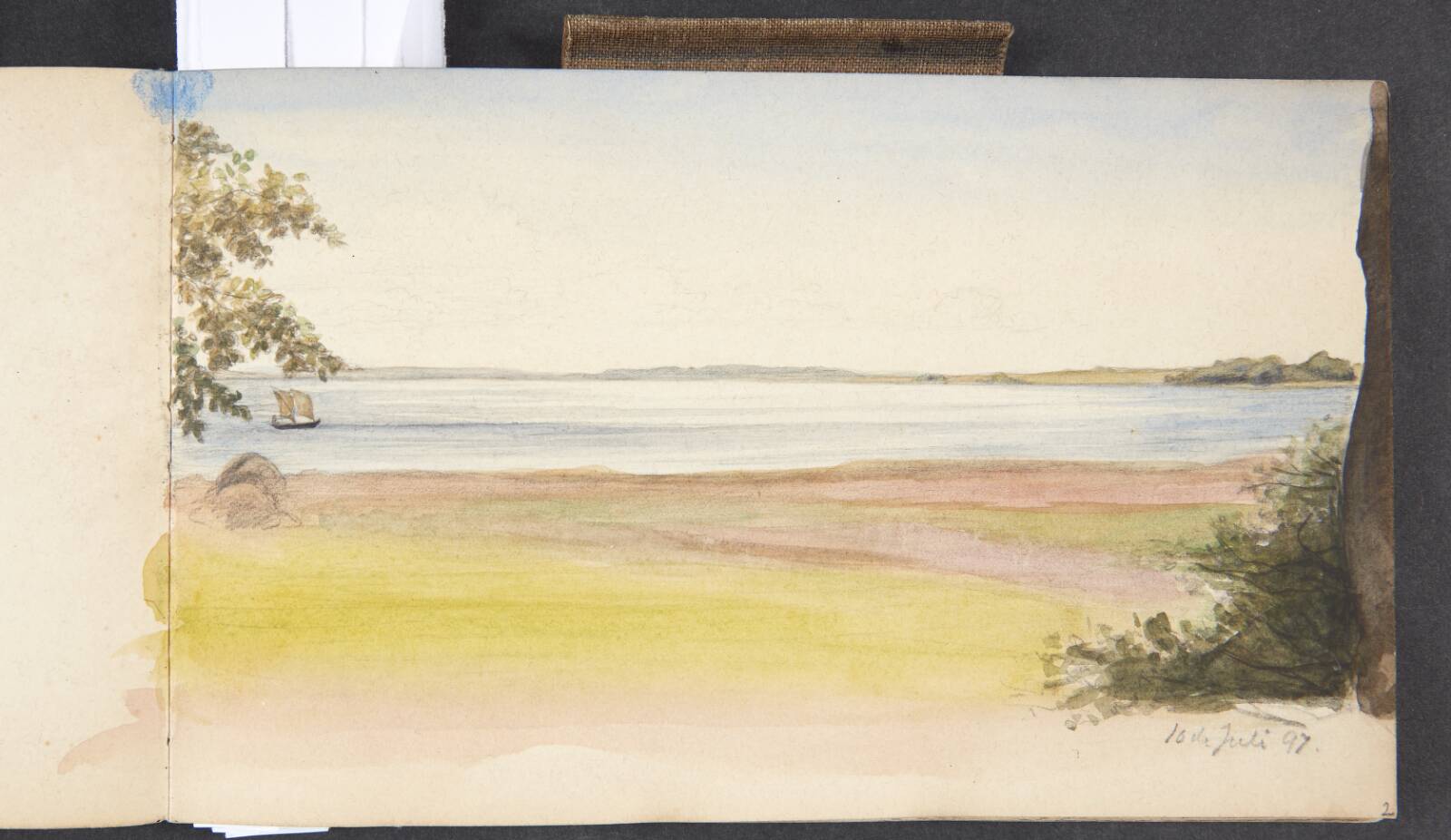 Strandenge og fjord, Agnes Slott-Møller, 1897