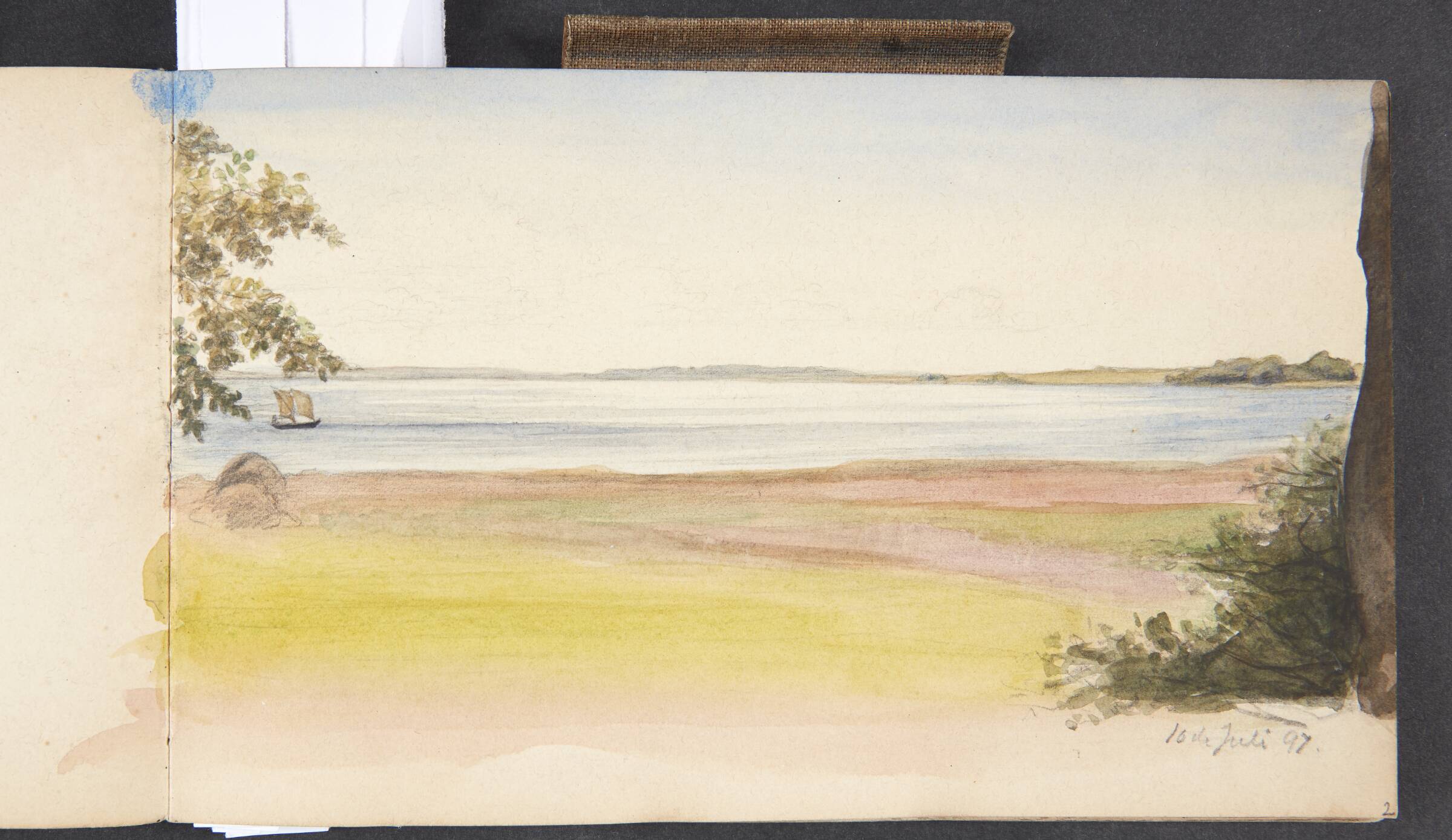 Strandenge og fjord, Agnes Slott-Møller, 1897
