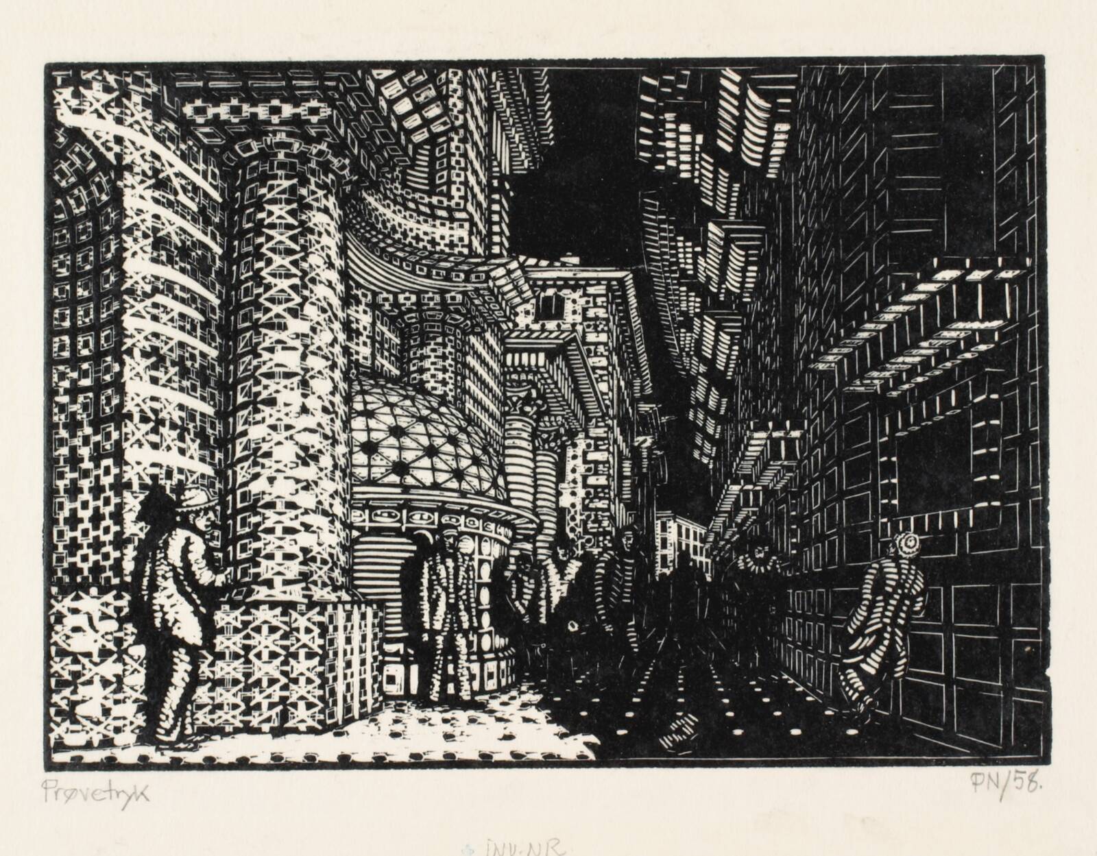 De sikre, Palle Nielsen, 1958