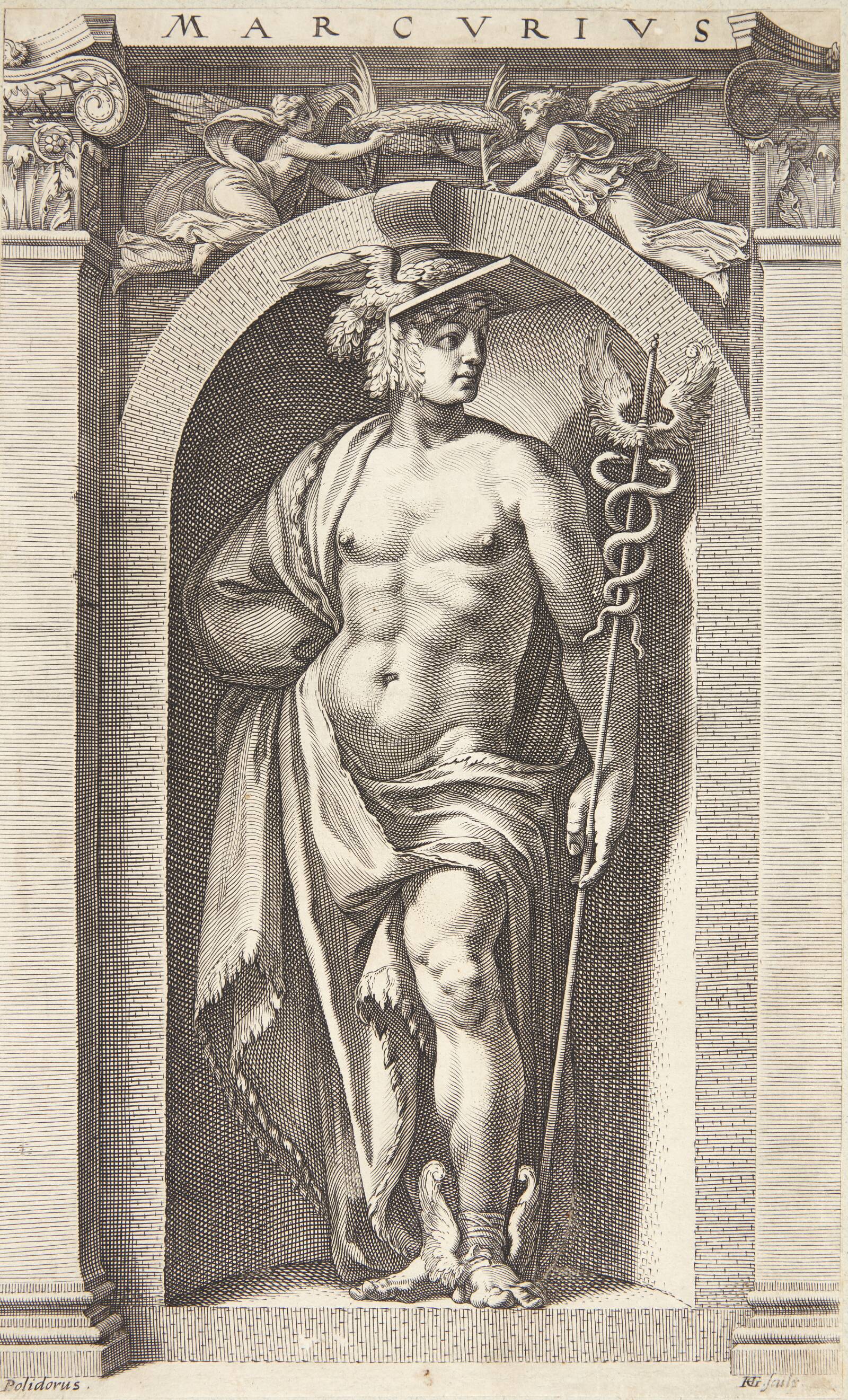Merkur, Hendrick Goltzius, 1592