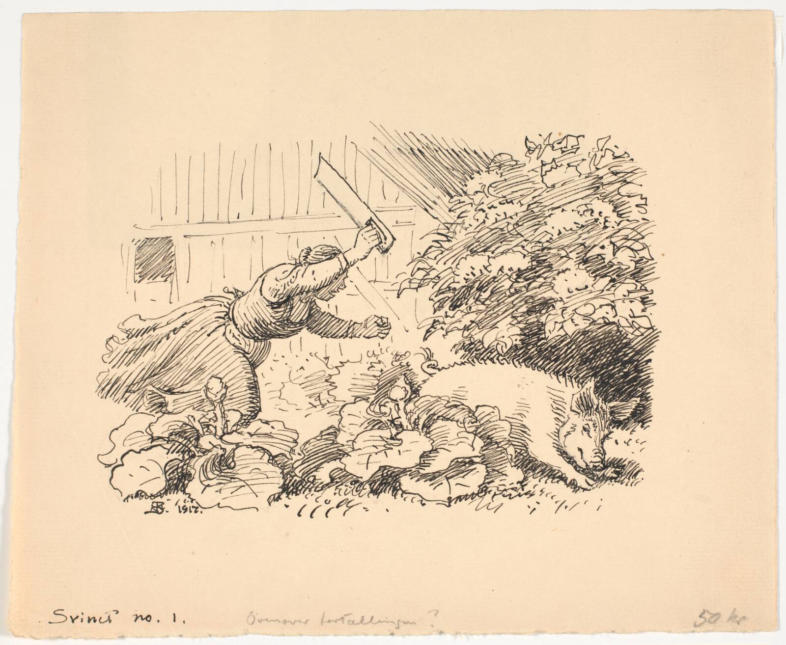 Svinet, Niels Skovgaard, 1917