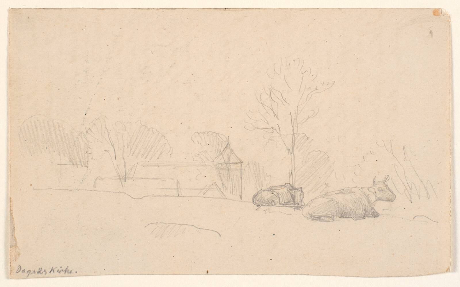 Landskab med køer, Joakim Skovgaard, 1877