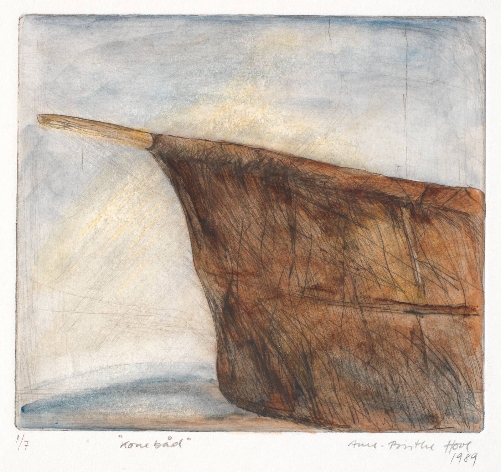 Konebåd, Anne-Birthe Hove, 1989