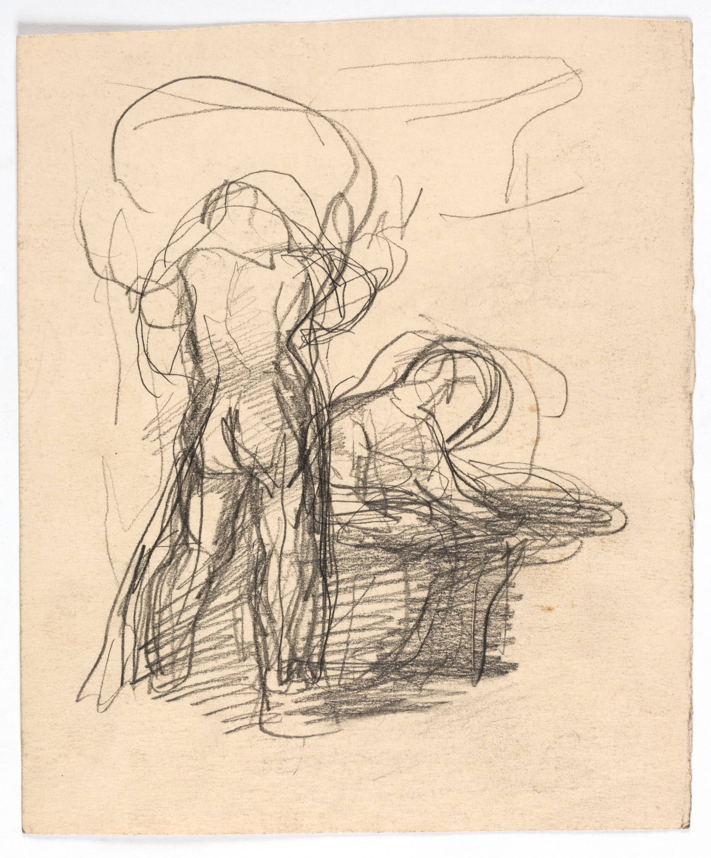 Skitse til "Dædalus og Ikarus", Oluf Hartmann, 1879-1910