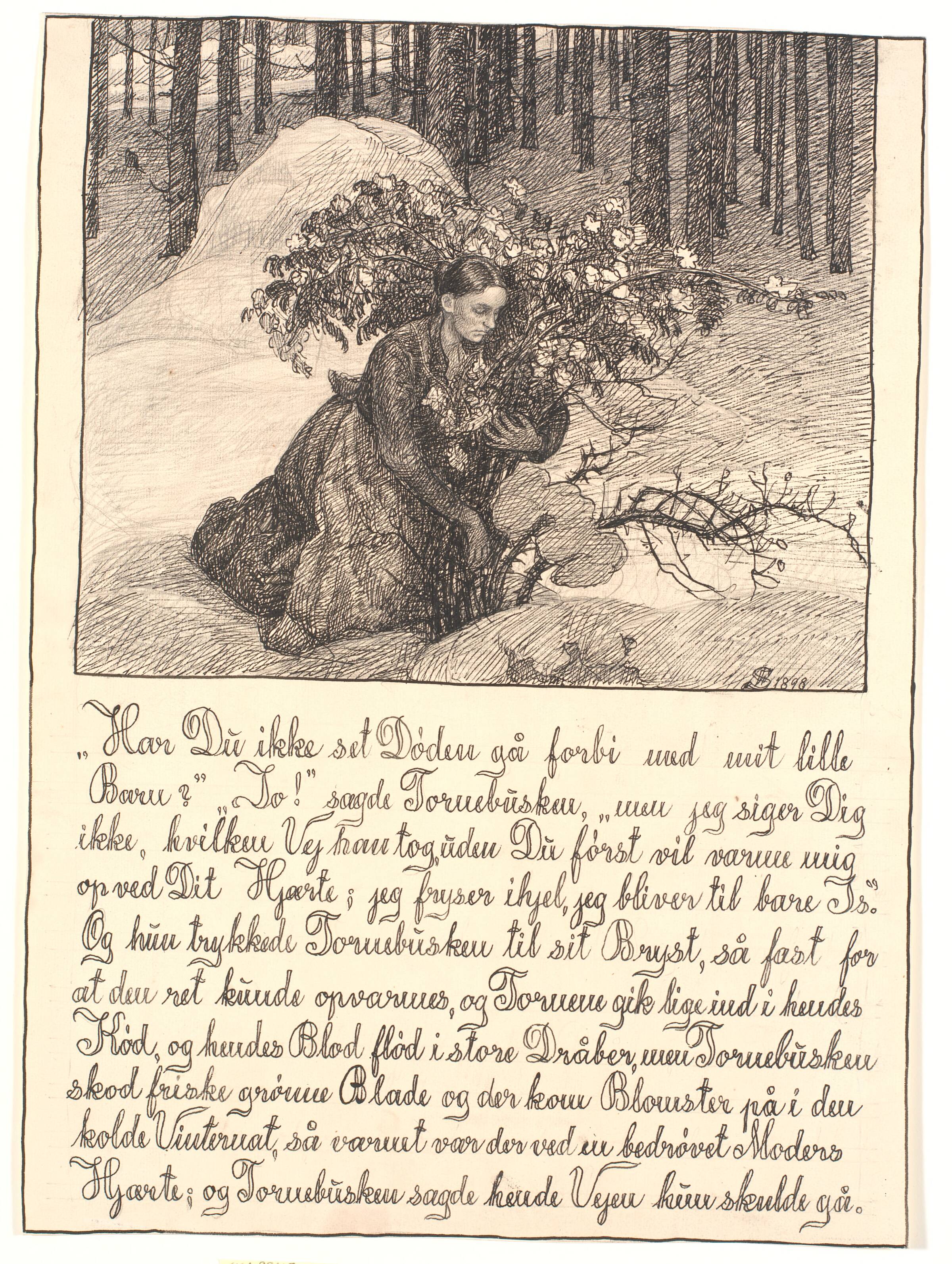 Har du ikke set Døden gå forbi..., Fritz Syberg, 1898