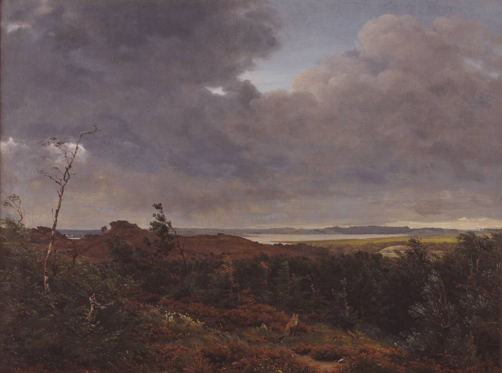 View of Frederiksværk from Tisvilde Wood, North Zealand, by P.C. Skovgaard, 1839
