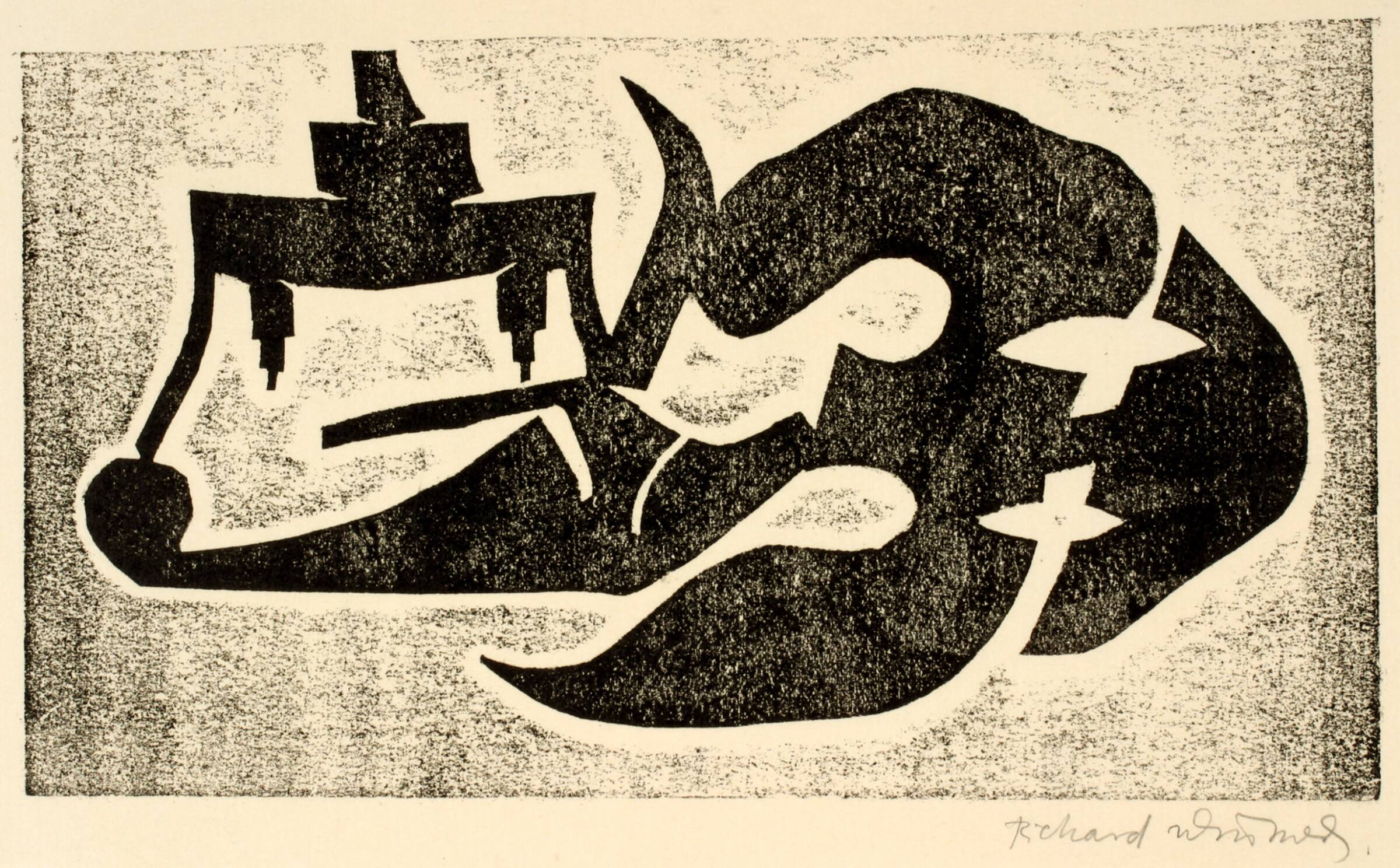Klippet figur, Richard Winther, 1953