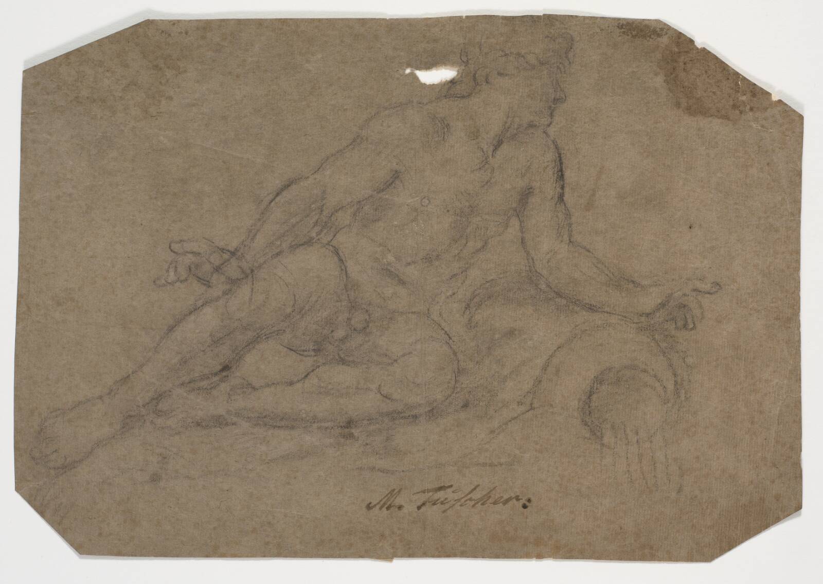 Liggende flodgud, Marcus Tuscher, 1720-1751