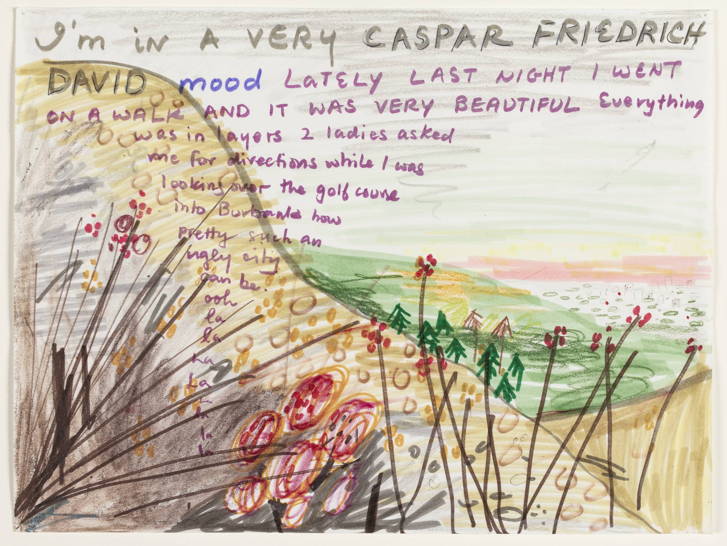 Casper Friedrich David, Mari Eastman, 2001