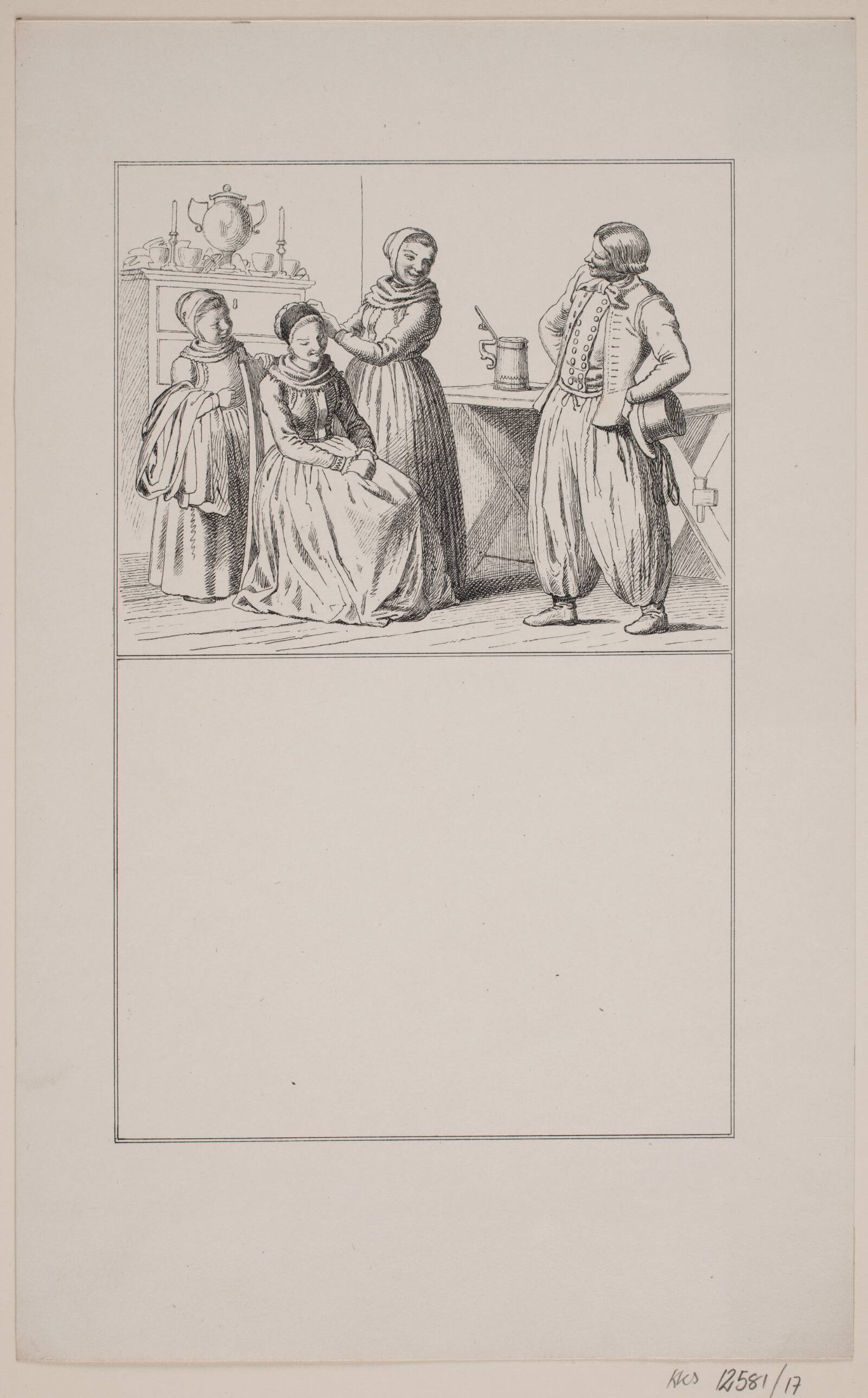 Til dans, Adolph Kittendorff, 1862