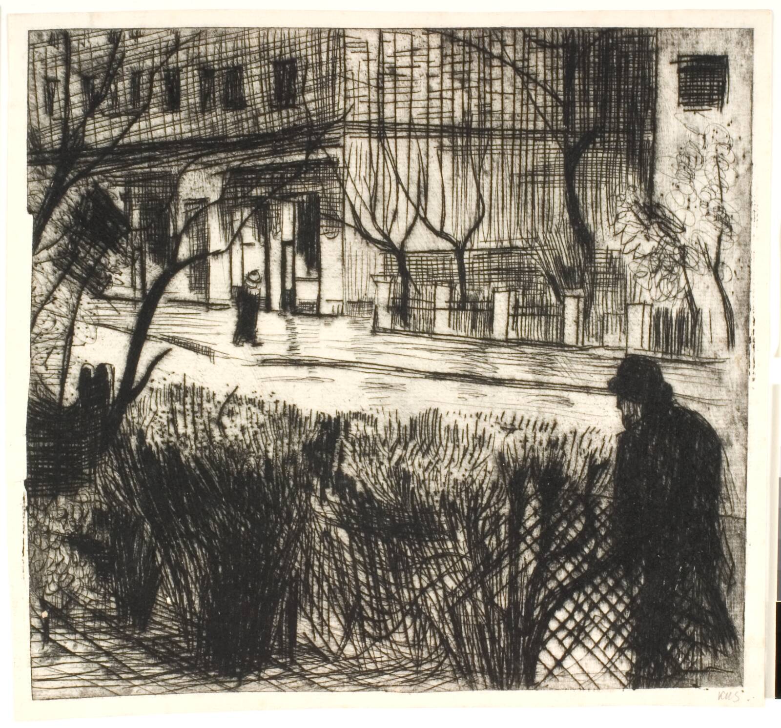 Gadebillede, Kochsvej, Povl Christensen, 1929