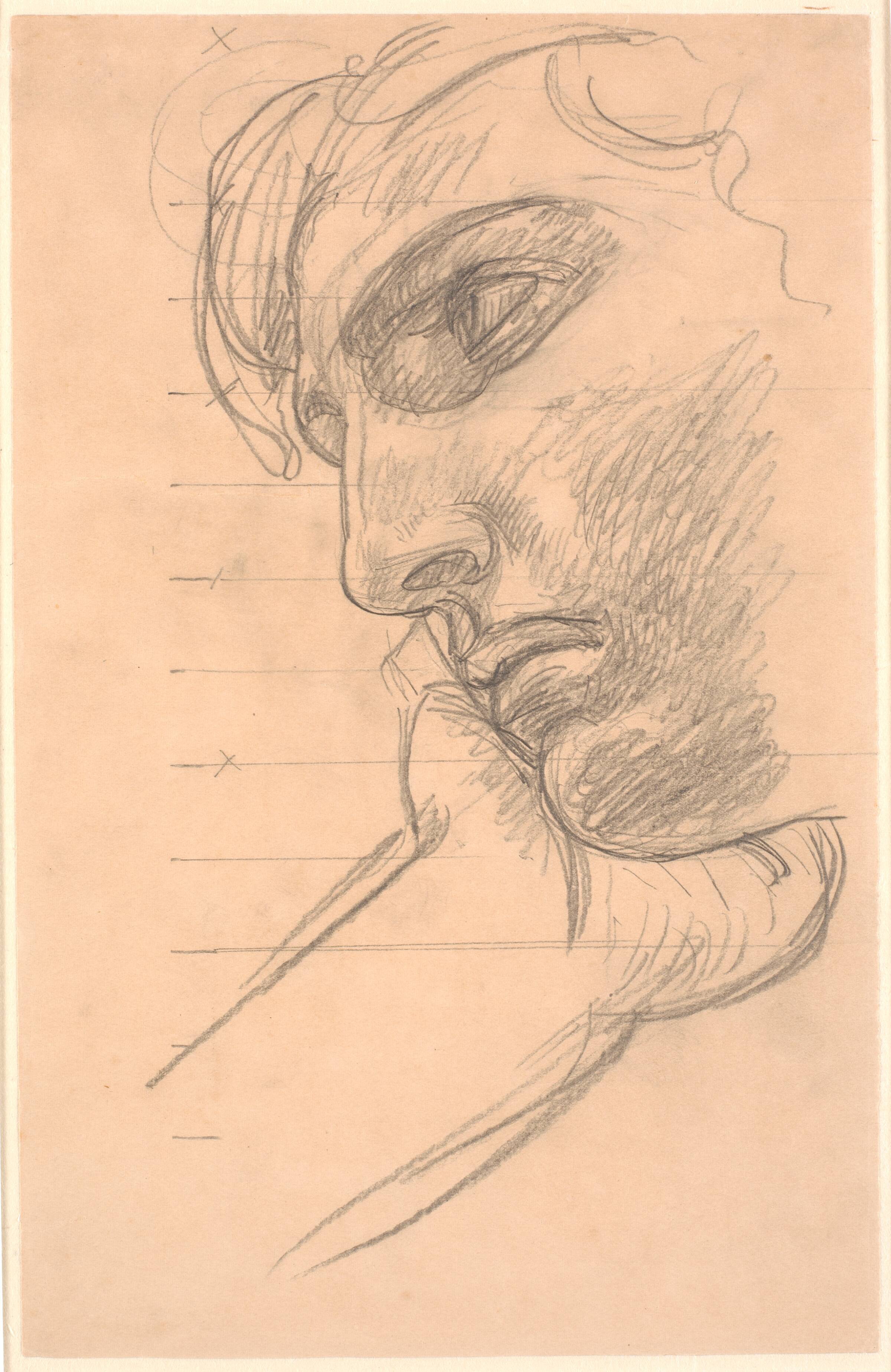 Kvindehoved, J.F. Willumsen, 1905